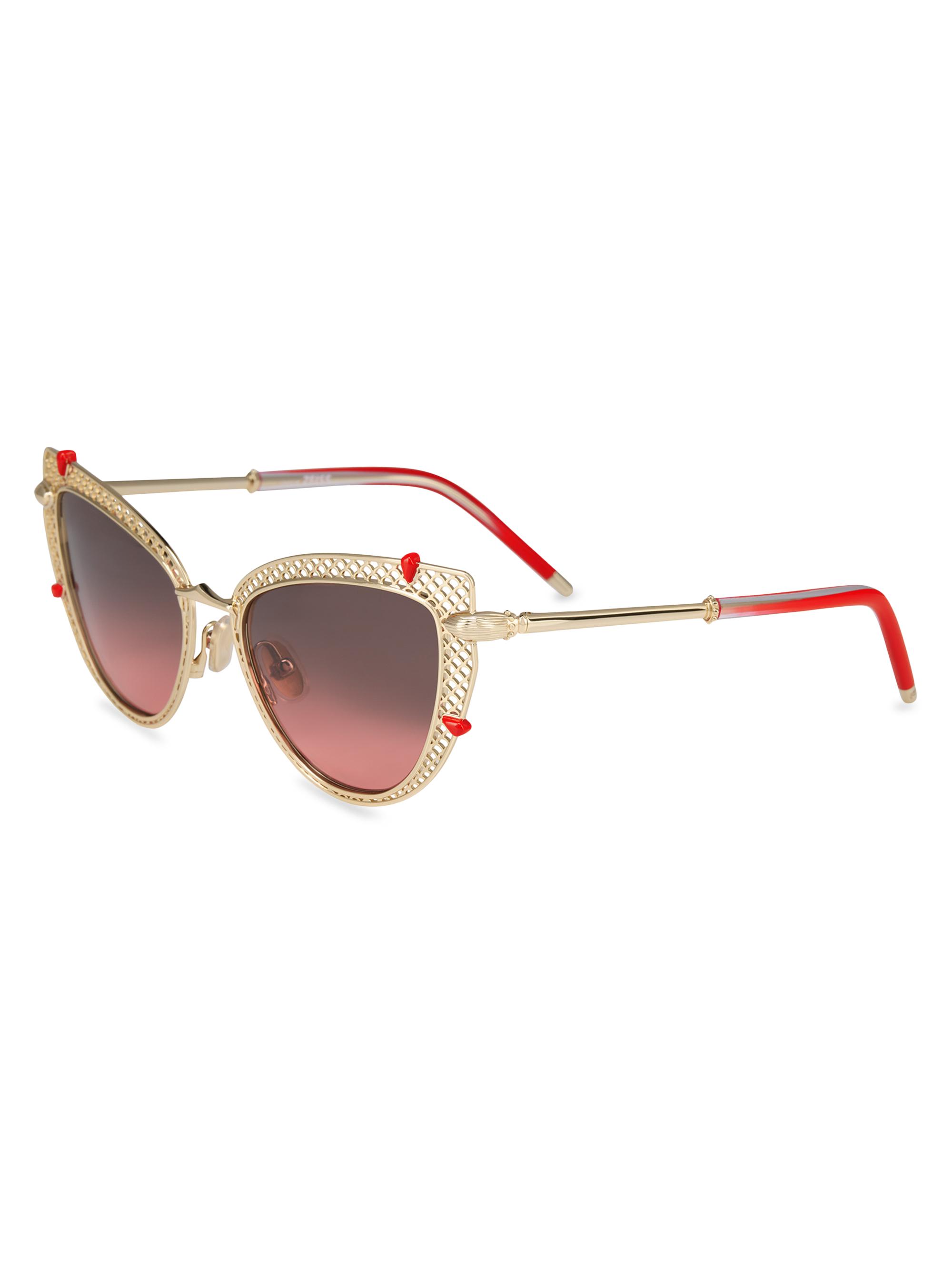 Christian Louboutin Miss Z 54MM Cat-Eye Sunglasses | Saks Fifth Avenue