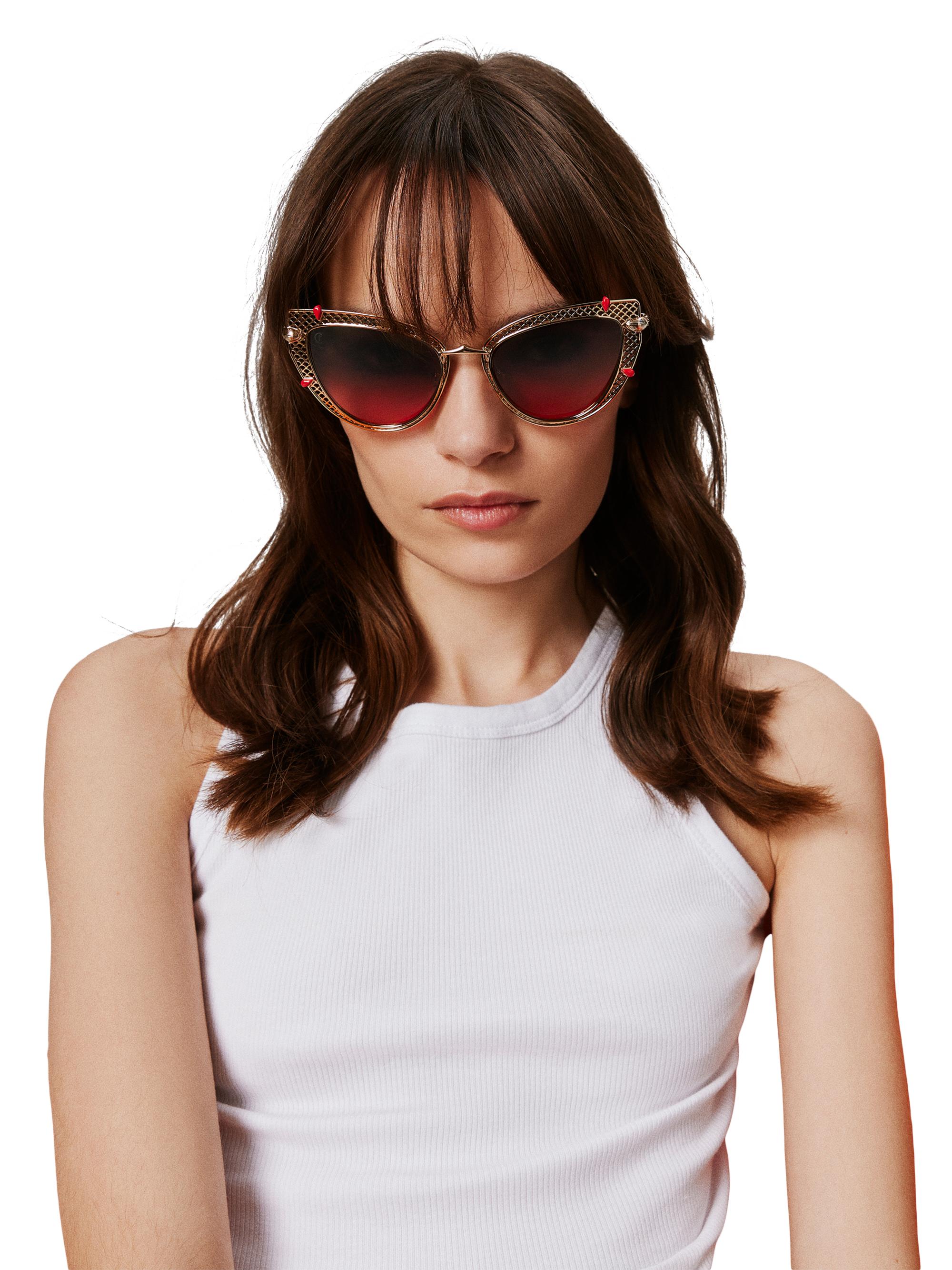 Christian Louboutin Miss Z 54MM Cat-Eye Sunglasses | Saks Fifth Avenue