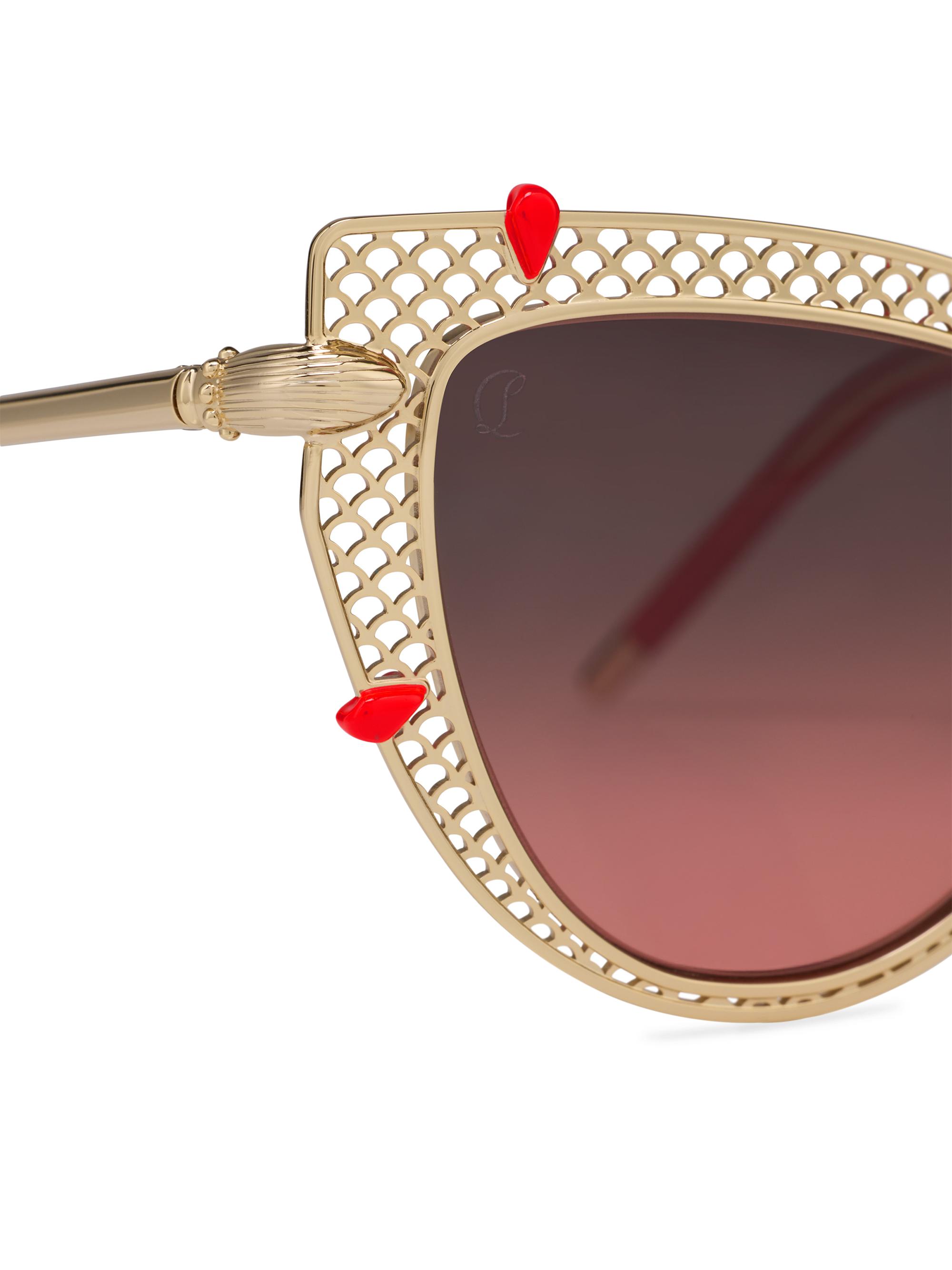 Christian Louboutin Miss Z 54MM Cat-Eye Sunglasses | Saks Fifth Avenue