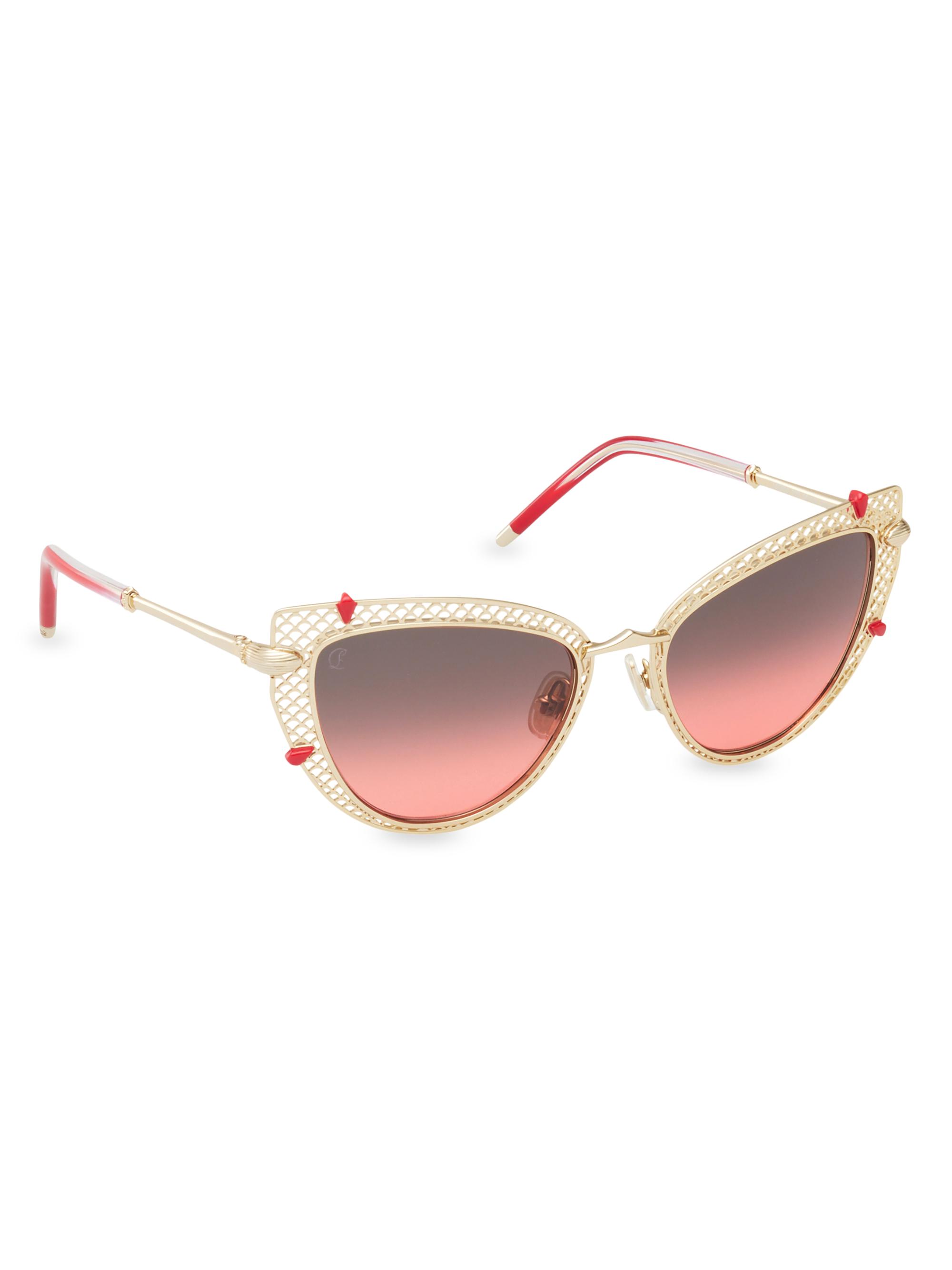 Christian Louboutin Miss Z 54MM Cat-Eye Sunglasses | Saks Fifth Avenue