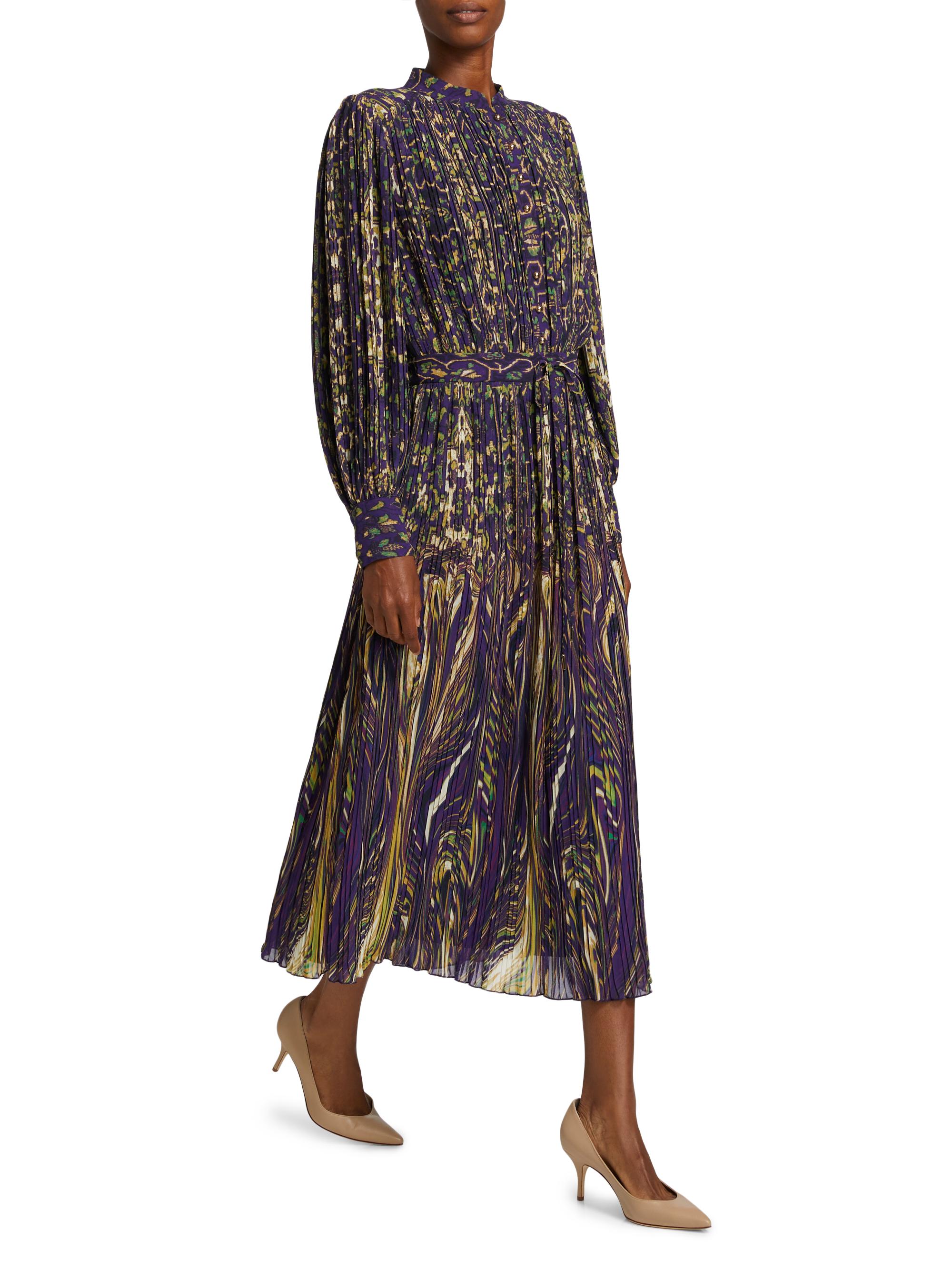 Elie Tahari The Almada Sterling Palace Midi-Dress | Saks Fifth Avenue