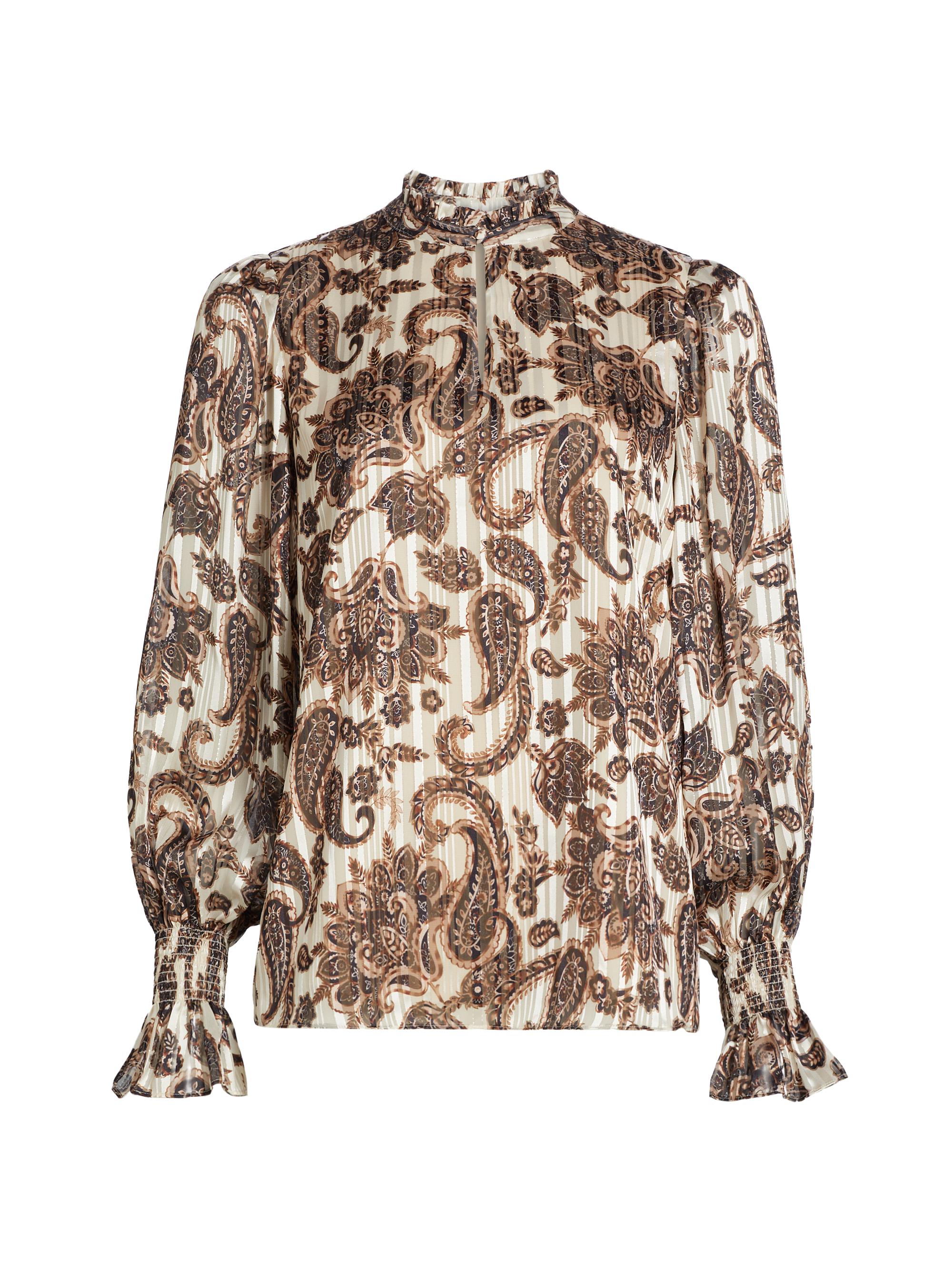 Elie Tahari Women's The Jayla Blouse - Mythical Paisley