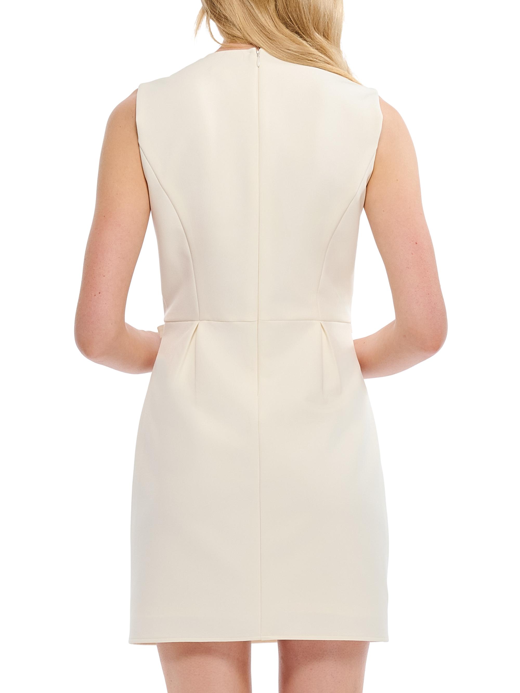 Shoshanna London Crepe Bow Sleeveless Minidress | Saks Fifth Avenue