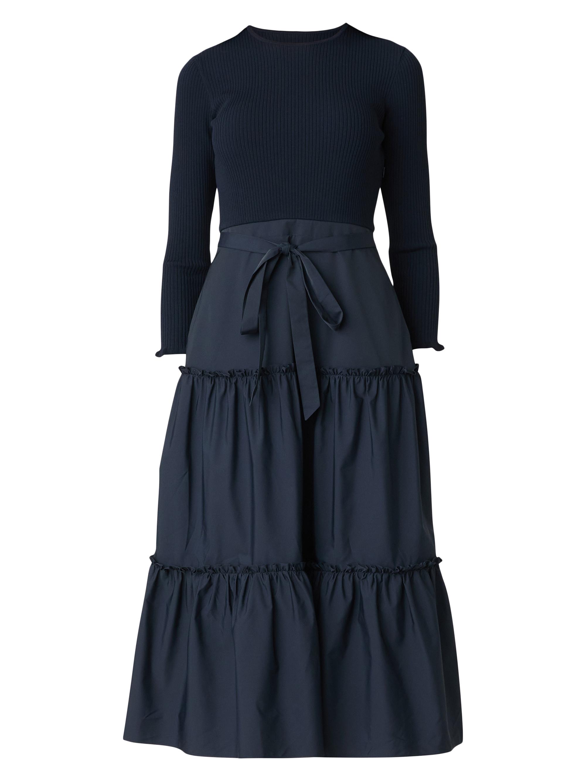 Ashton Mix Media Midi-Dress