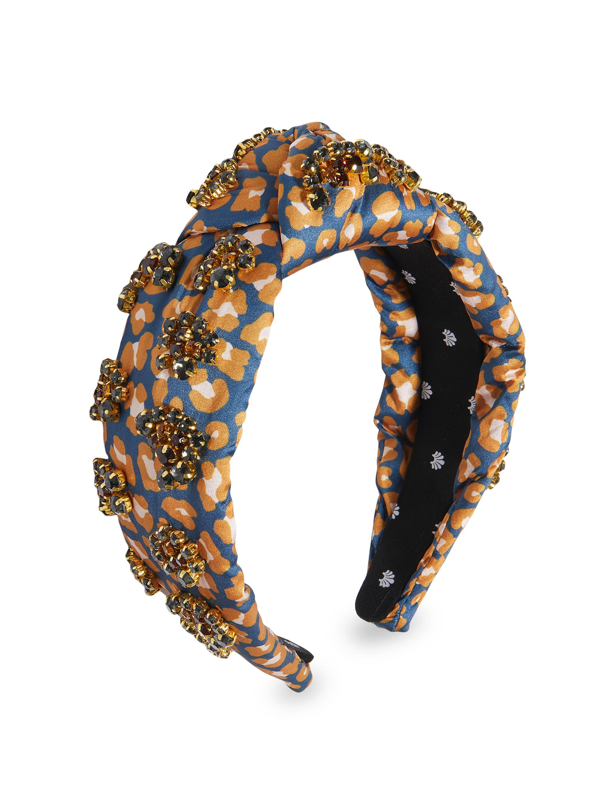 Lele Sadoughi Women's Leopard Knotted Headband - Leopard