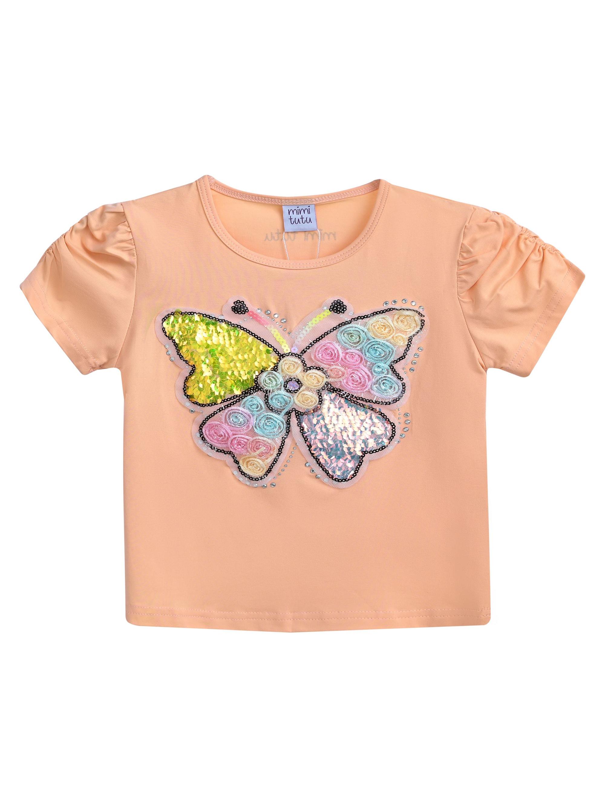 Mimi Tutu Baby Girl's, Little Girl's & Girl's Selena Butterfly Skirt Outfit - Orange Green