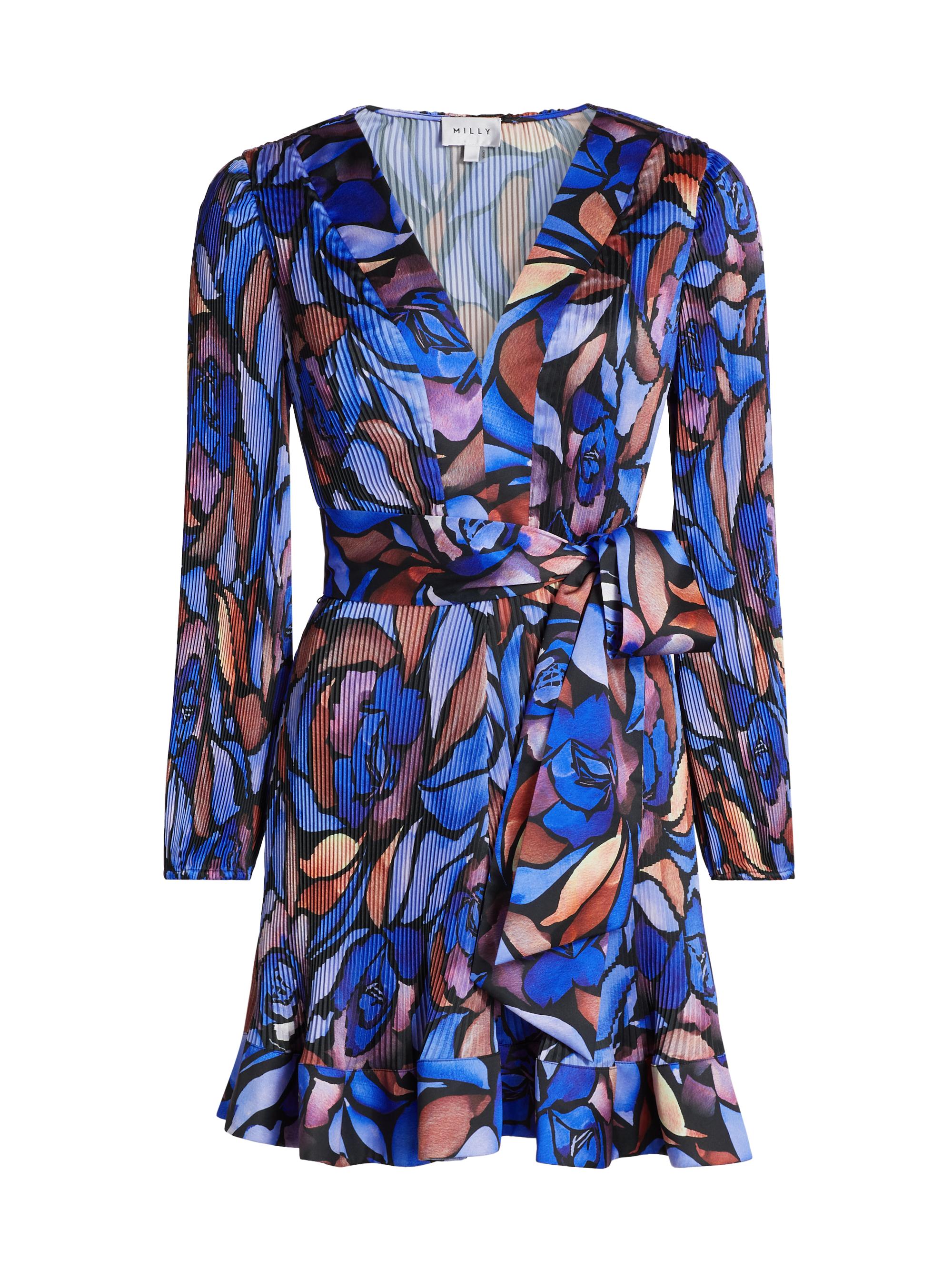 ピーターリック　Mid summer dream フロリダ Milly Liv Dream Rose Pleated Dress | Saks Fifth Avenue