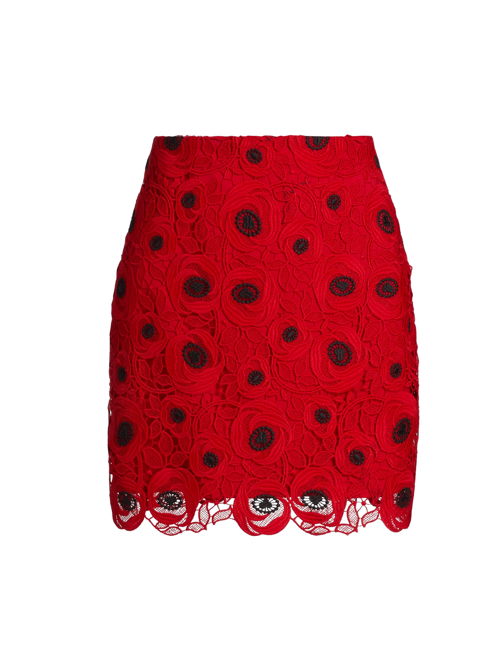 Milly Embroidered Lace Modern Miniskirt | Saks Fifth Avenue