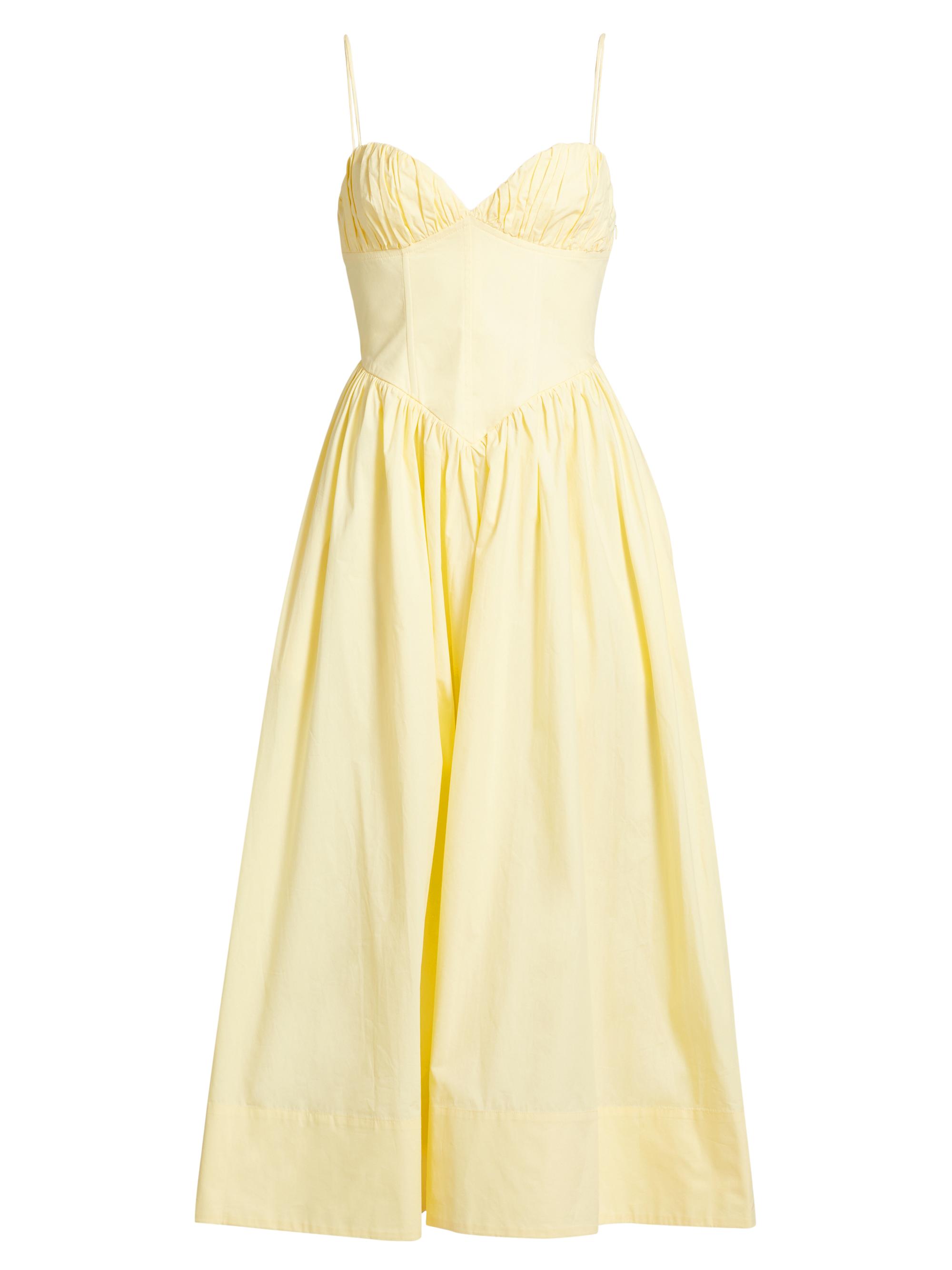 Ronny Kobo Women's Carmine Cotton Fit & Flare Midi-Dress - Butter