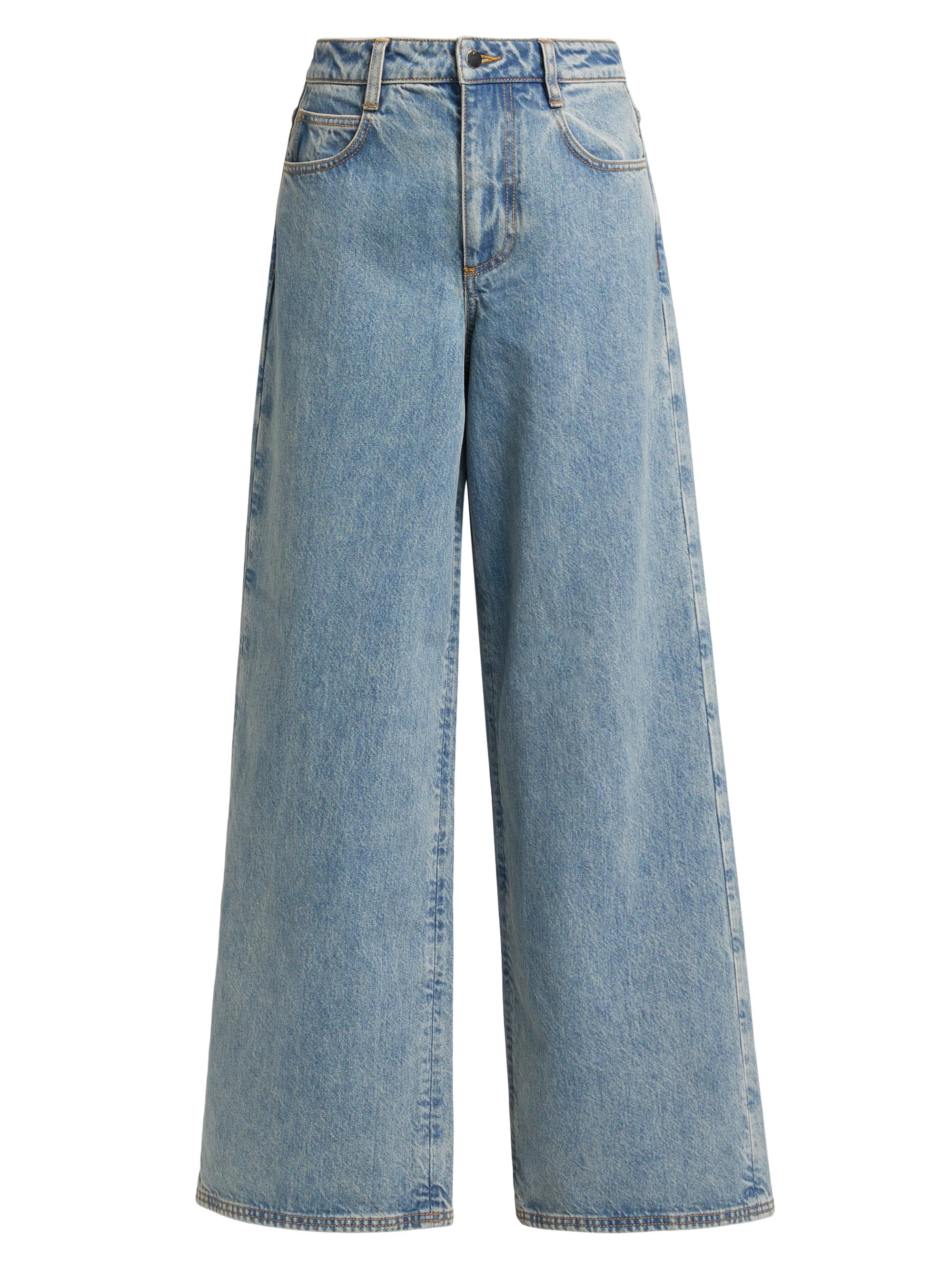 Sacai Levi's x Sacai Oversized Cuffed Jeans | Saks Fifth Avenue