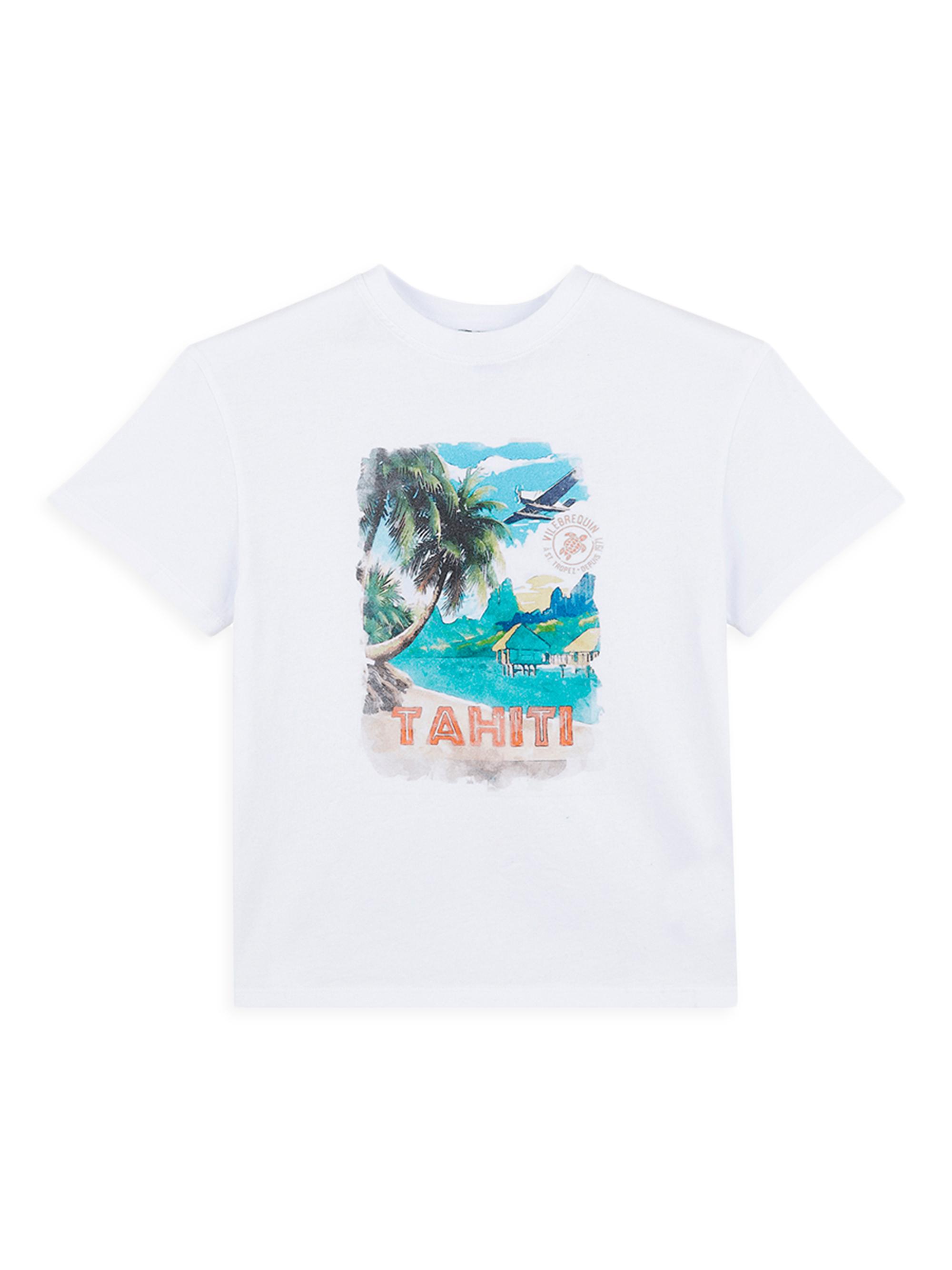 Vilebrequin Little Boy's & Boy's Mini Tahiti T-Shirt - White