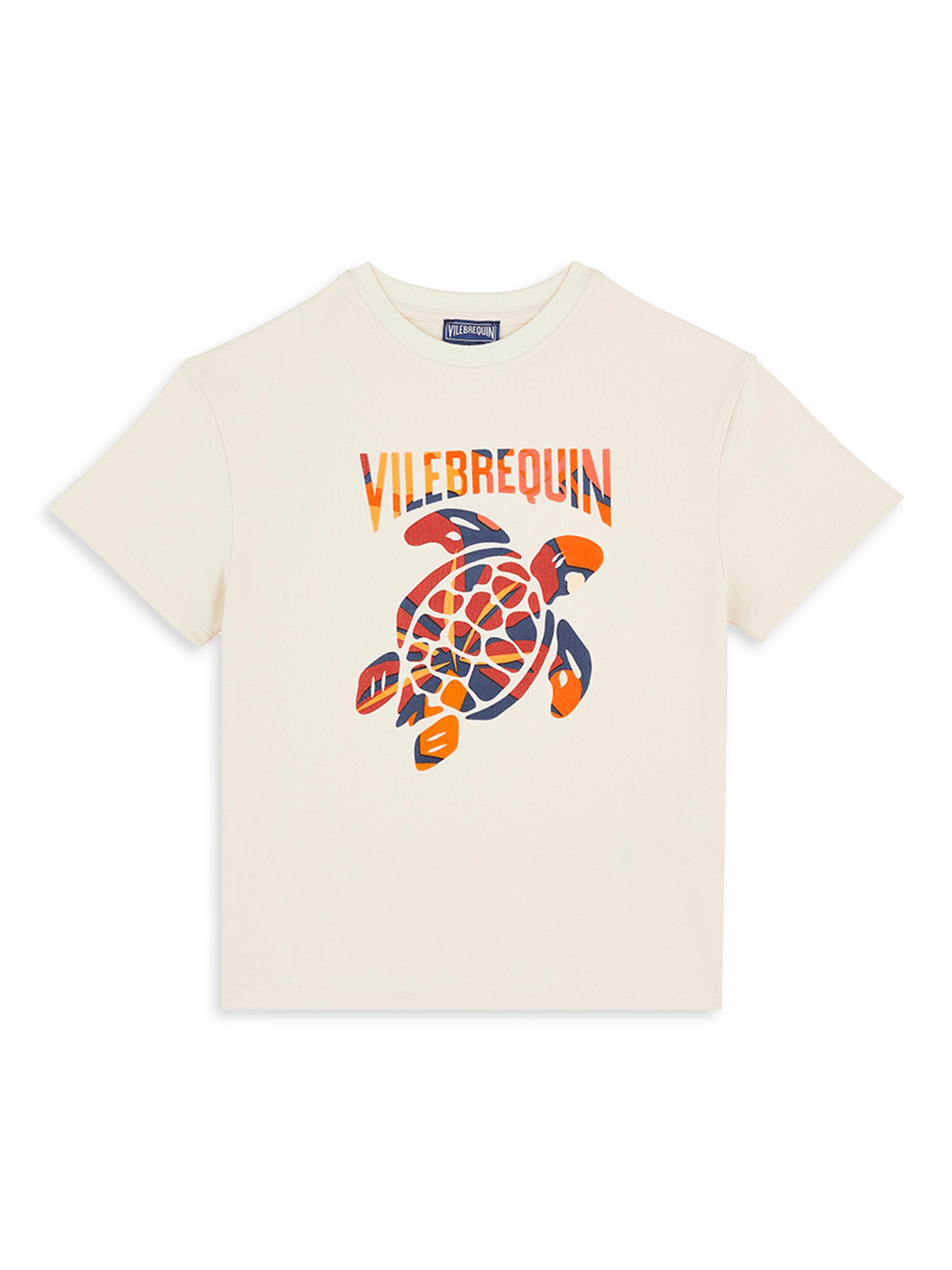 Vilebrequin Little Boy's & Boy's Monoï Logo T-Shirt - Off White