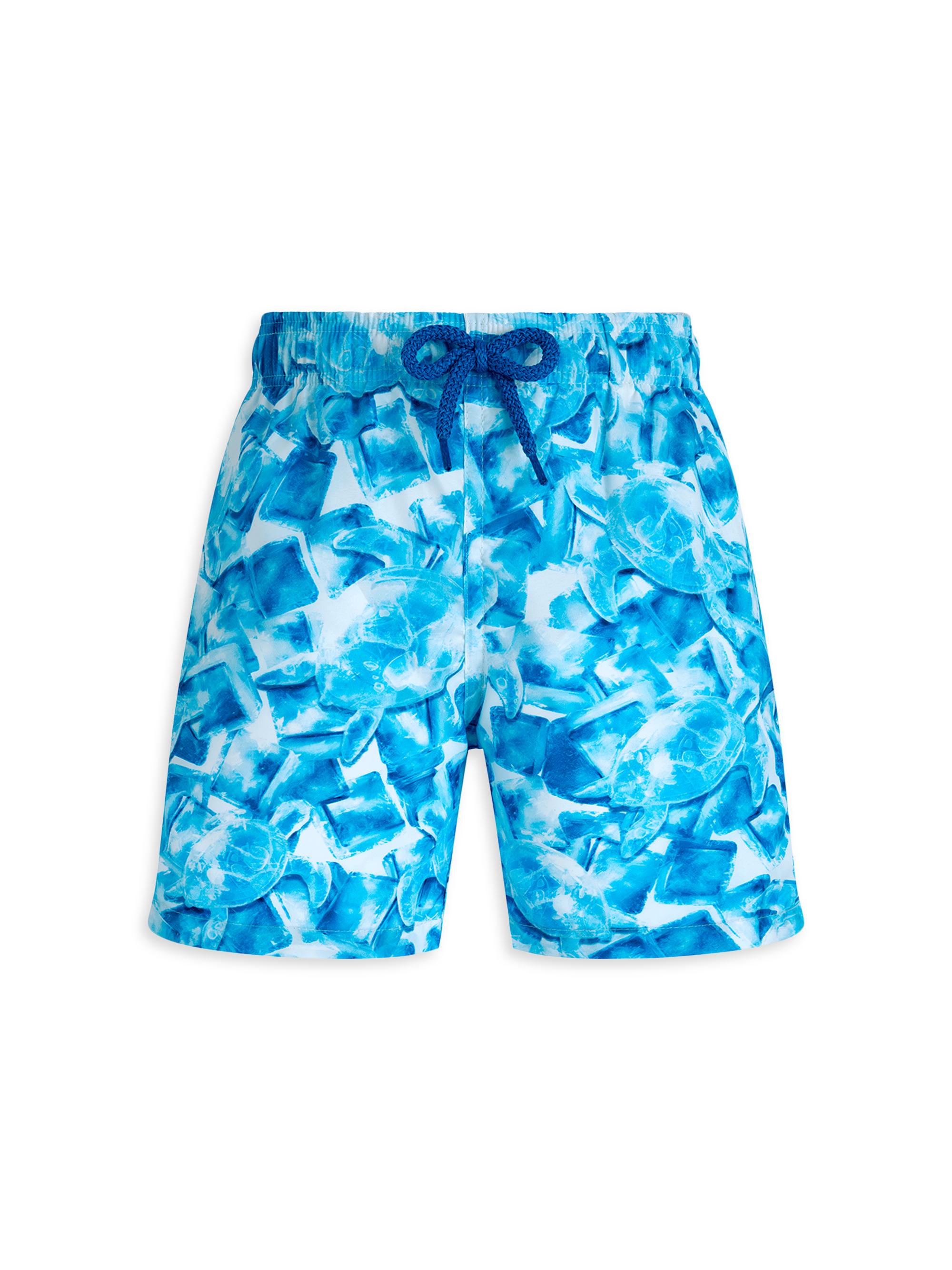 Vilebrequin Little Boy's & Boy's Iced Turtles Swim Shorts - Blue