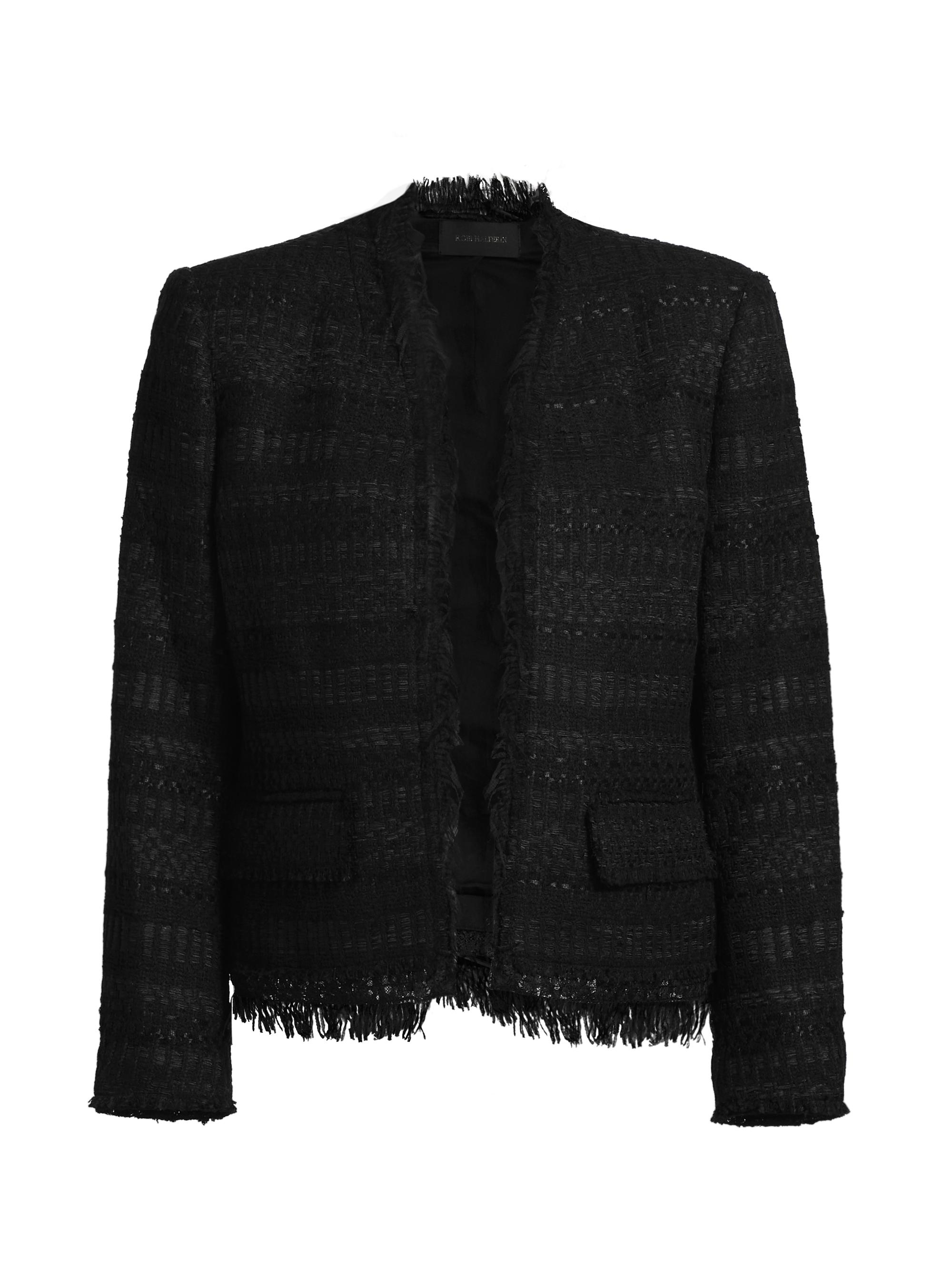 Kobi Halperin Harper Fringed Tweed Jacket | Saks Fifth Avenue