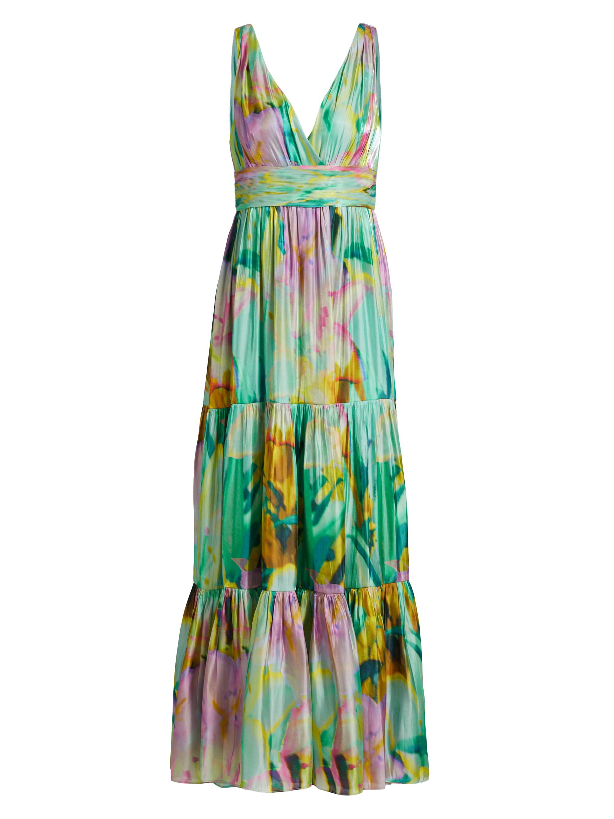 Kobi Halperin Women's Britt Metallic Printed Maxi Dress - Capri Multi
