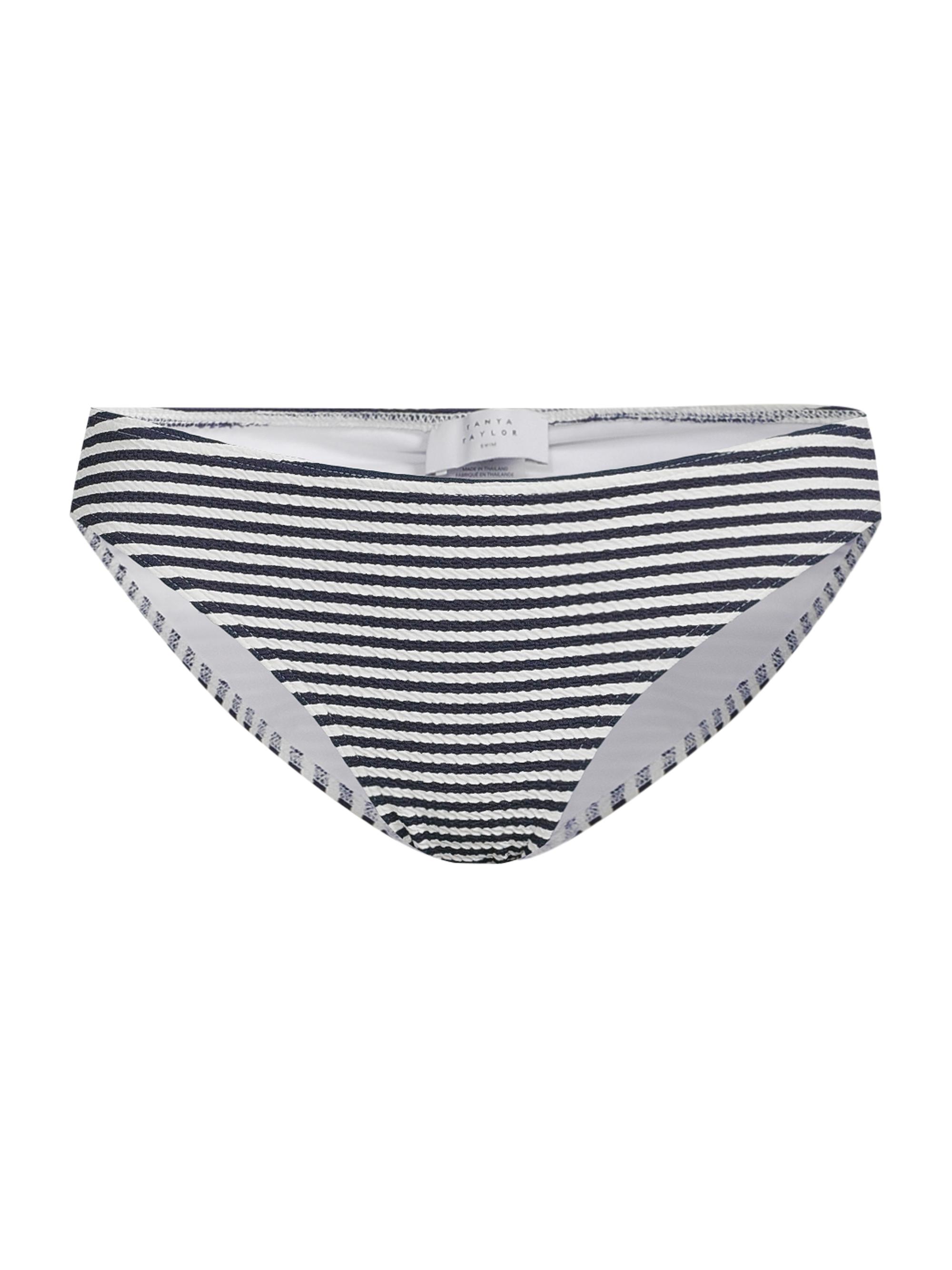 Tanya Taylor Women's Orelia Bikini Bottom - Maritime Blue White Multi