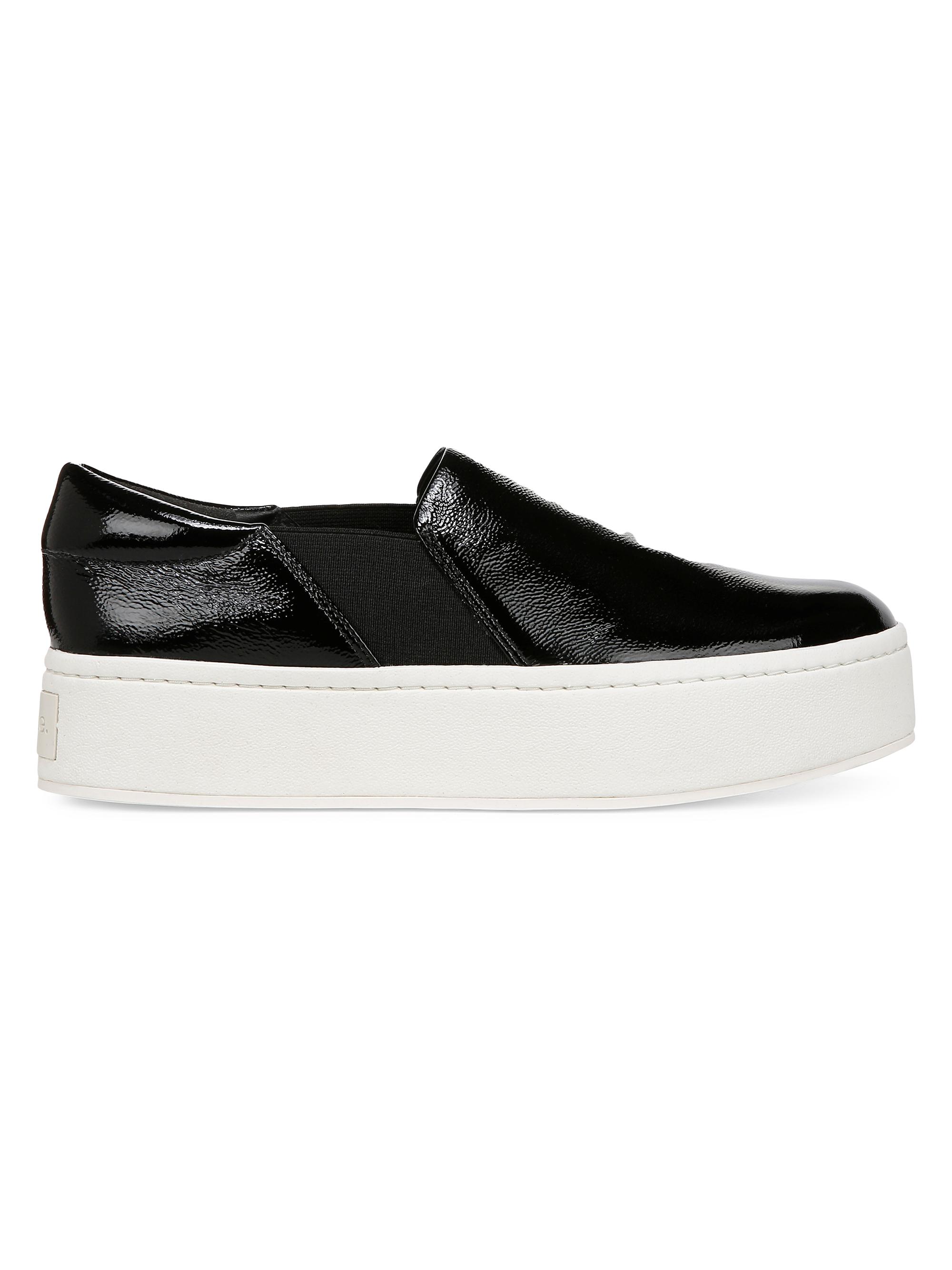 Vince Women's Warren Leather Sneakers - Black