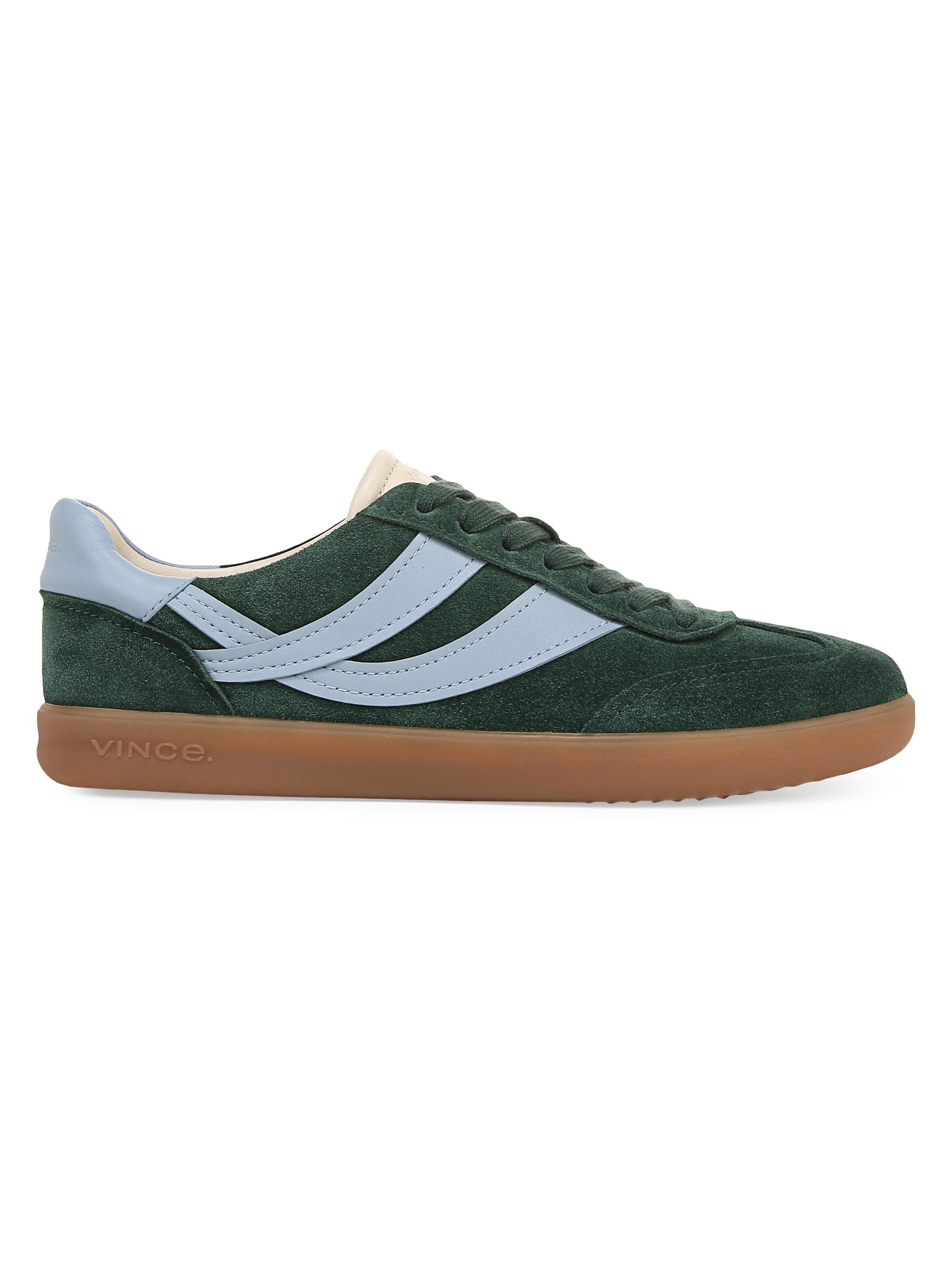 Vince Women's Oasis-W Suede Sneakers - Evergreen Glacial Blue