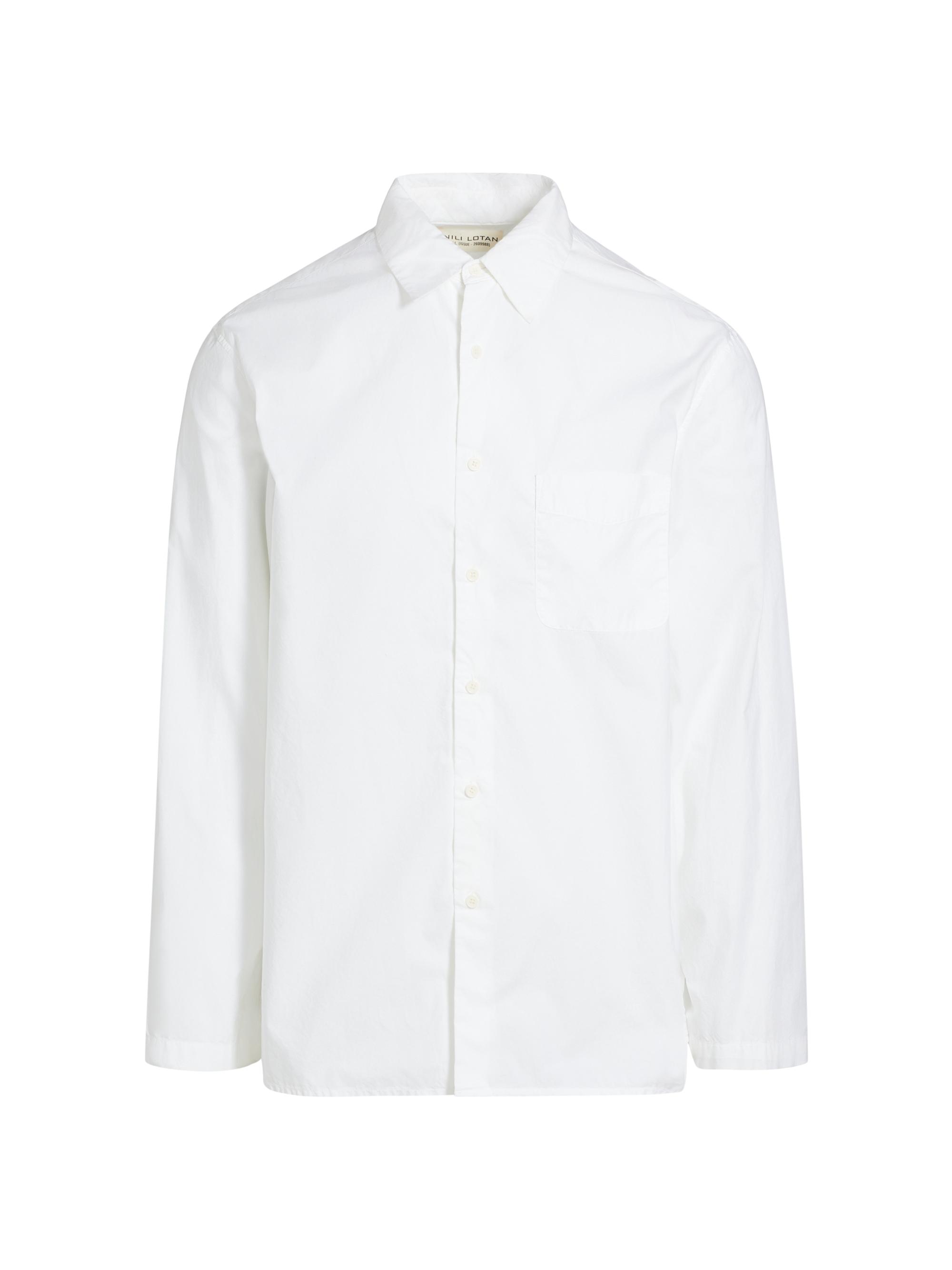 Sacai Cotton Poplin Button-Front Shirt | Saks Fifth Avenue