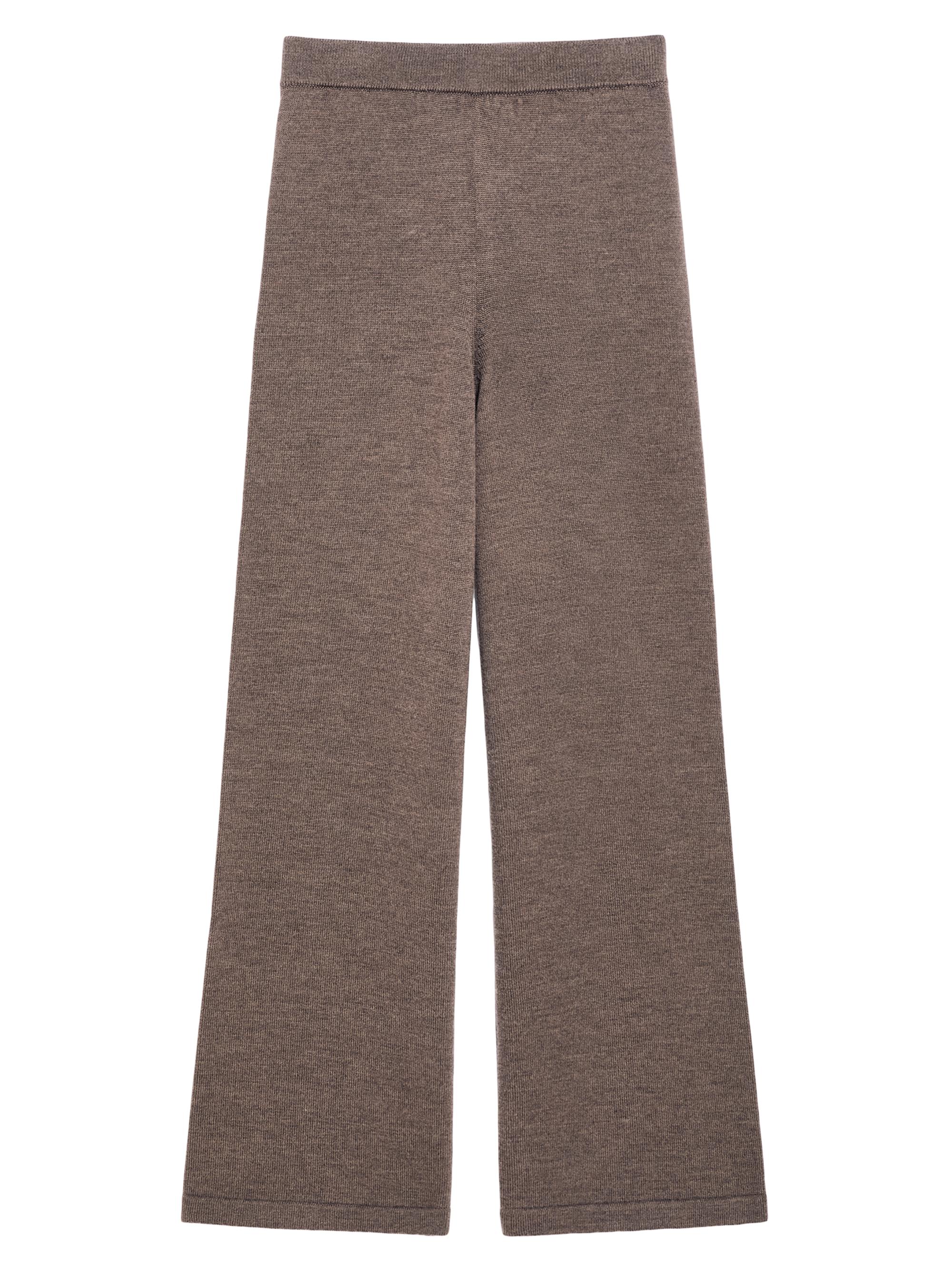 MM Max Mara Women's Epopea Wool Pants - Hazelnut Brown