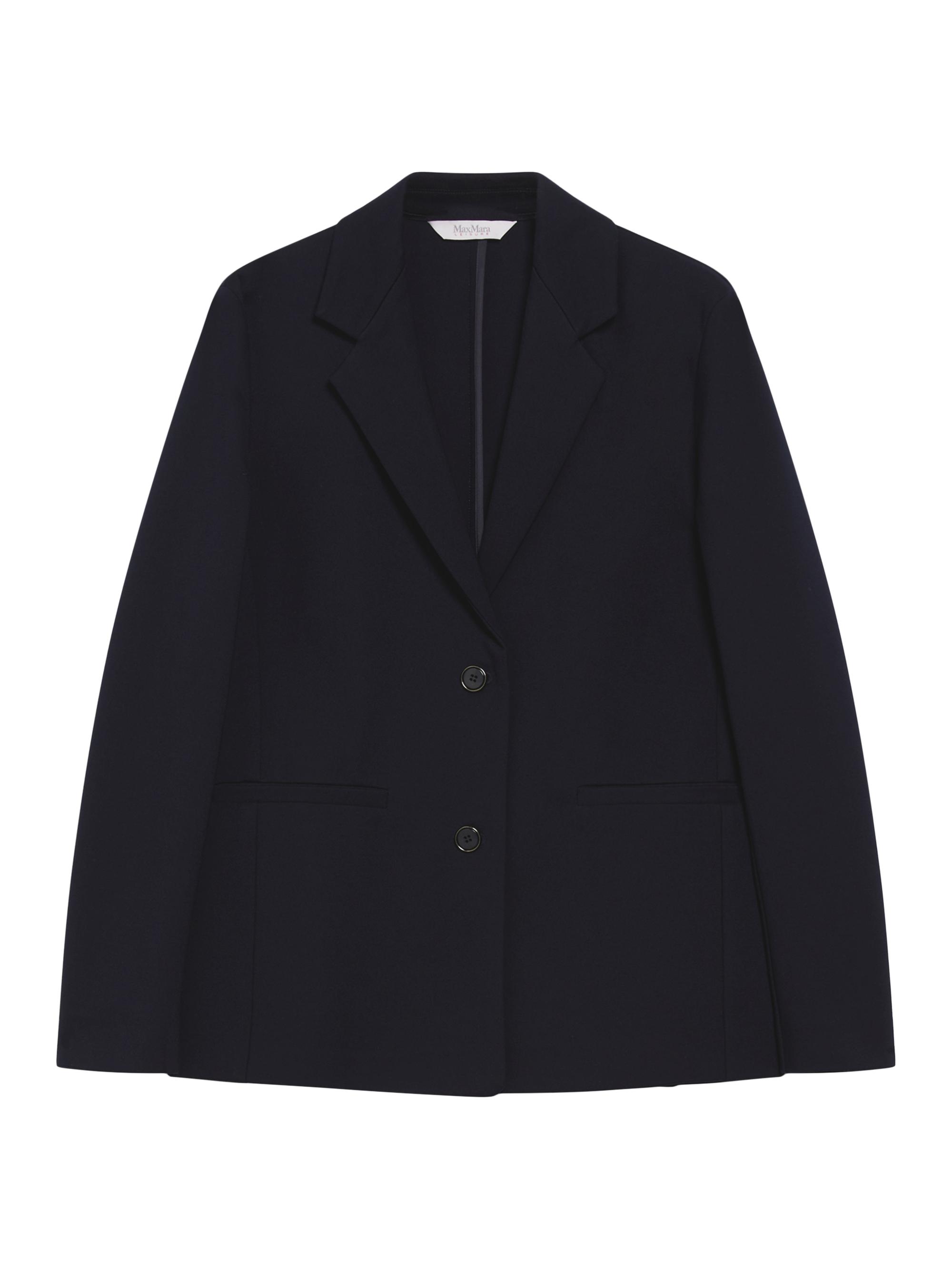 MM Max Mara Women's Joice Jersey Single-Breasted Blazer - Navy