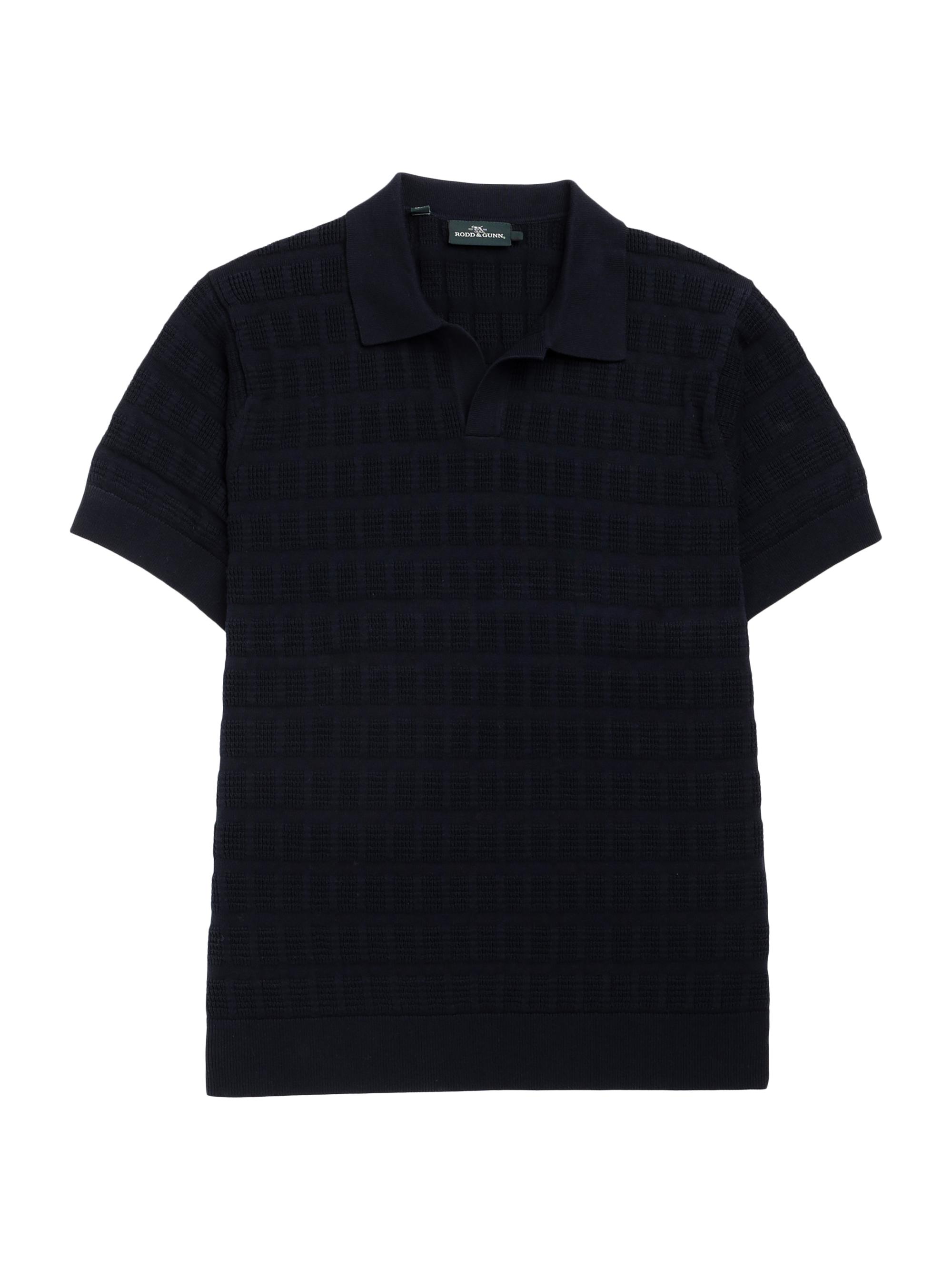 Rodd & Gunn Men's Marriot Island Knit Polo Shirt - Eclipse