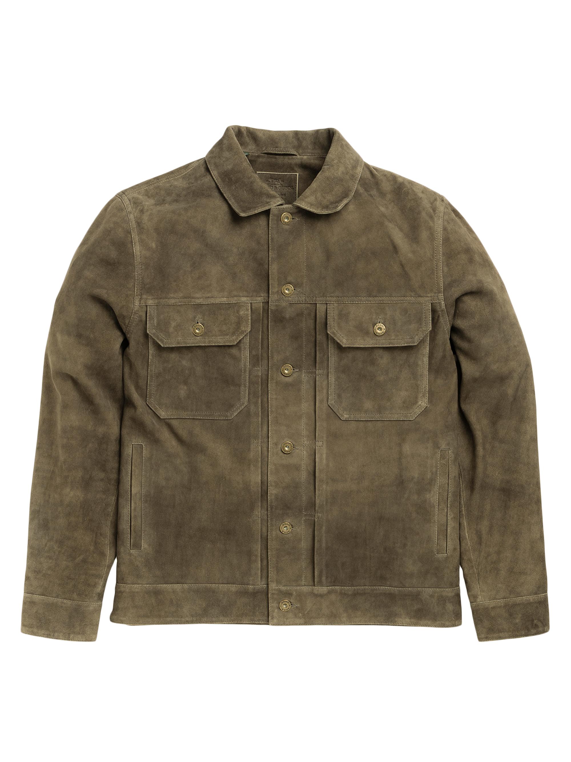 Rodd & Gunn Men's Little River Leather Jacket - Mouse