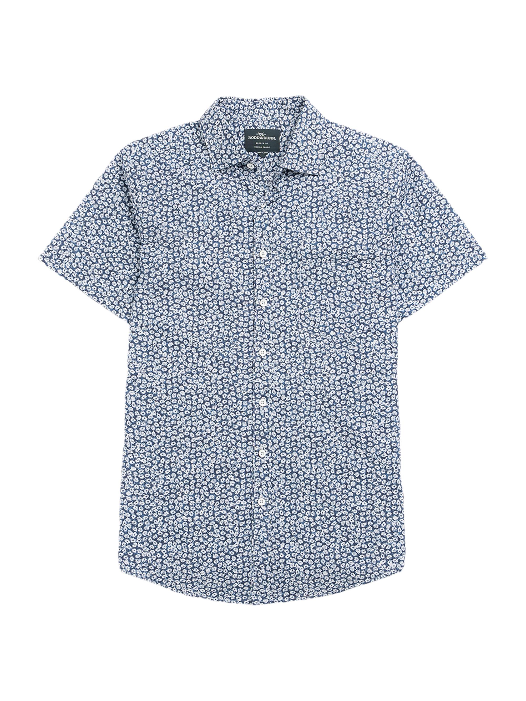 Rodd & Gunn Men's Bentham Sports-Fit Shirt - Cornflower