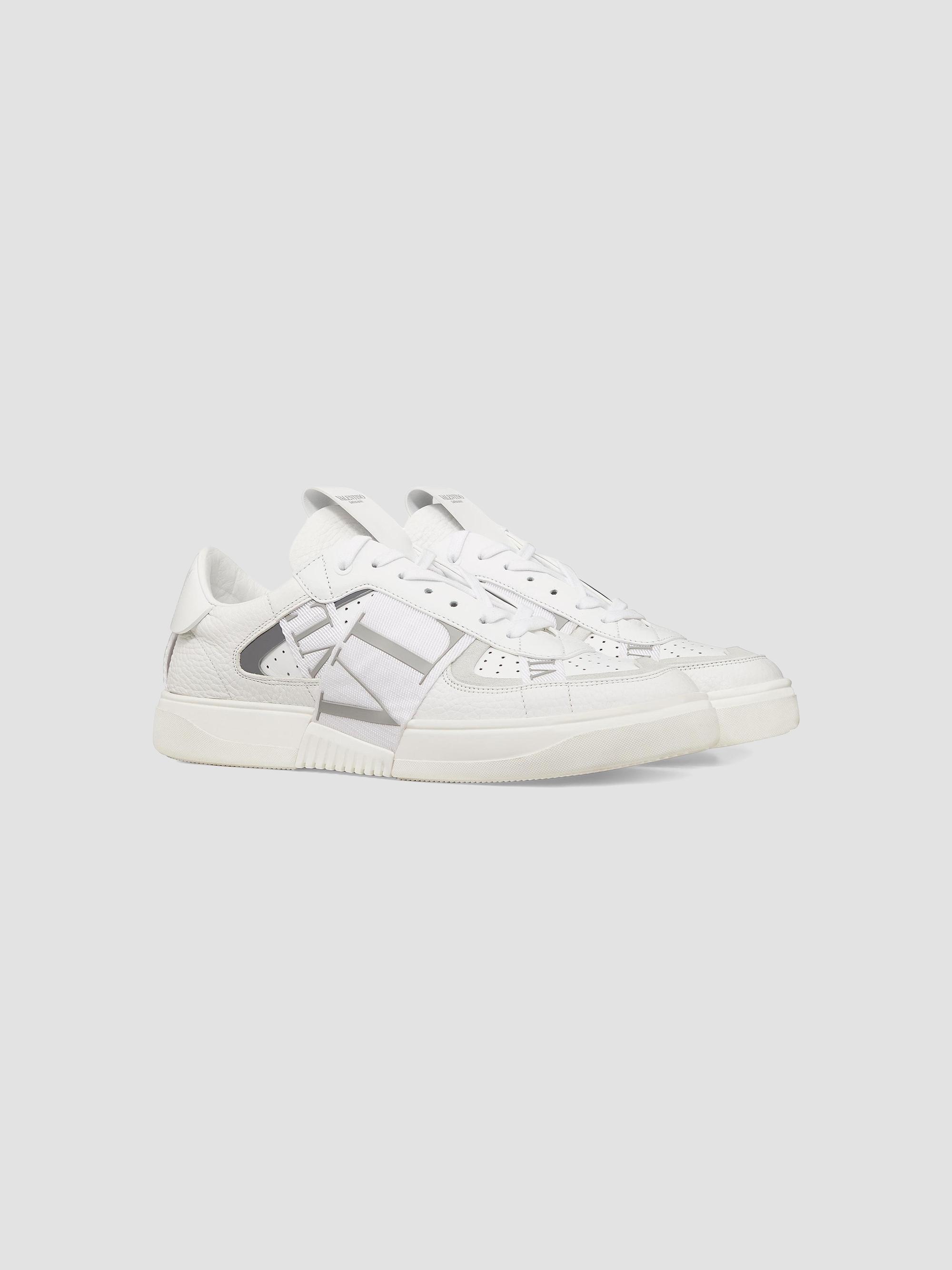 Valentino Garavani Low-Top Calfskin VL7N Sneakers with Bands