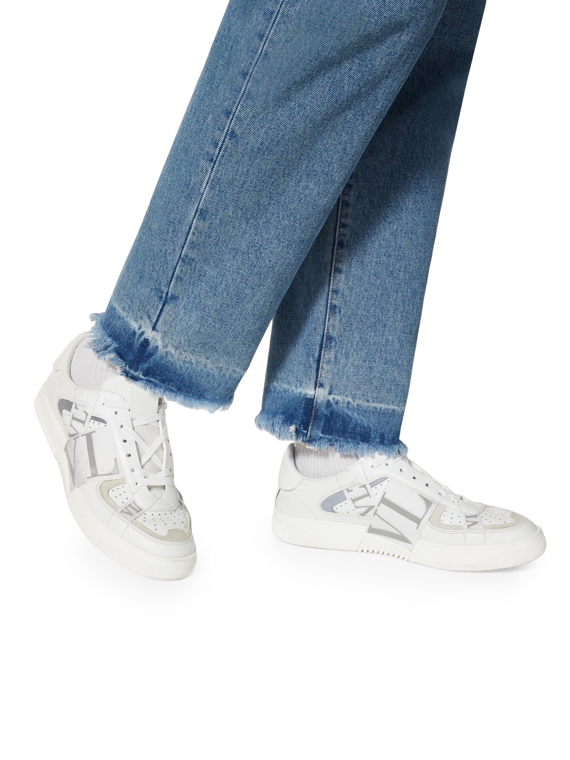 Valentino Garavani Low-Top Calfskin VL7N Sneakers with Bands