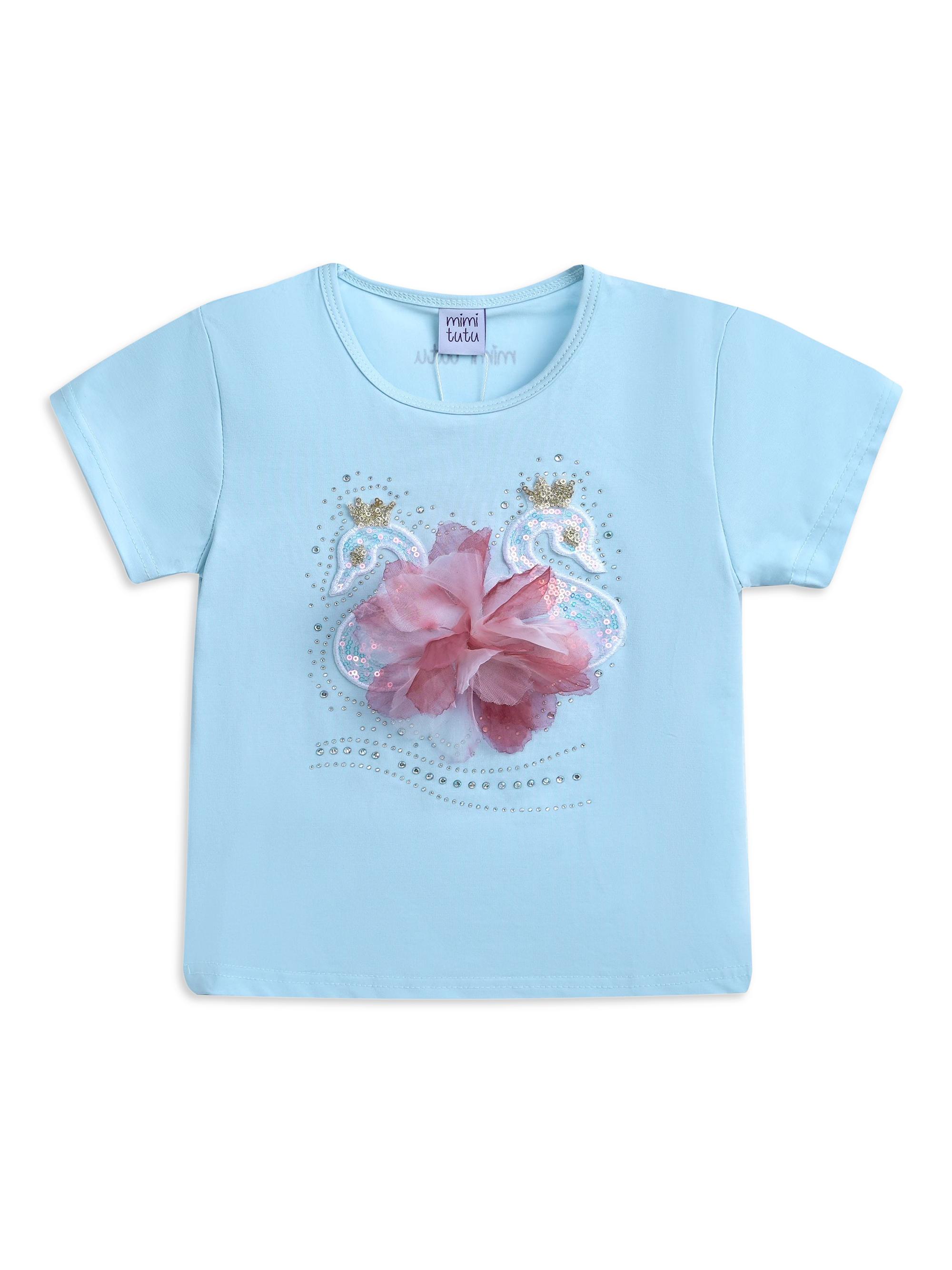Mimi Tutu Baby Girl's, Little Girl's & Girl's Swan T-Shirt - Black
