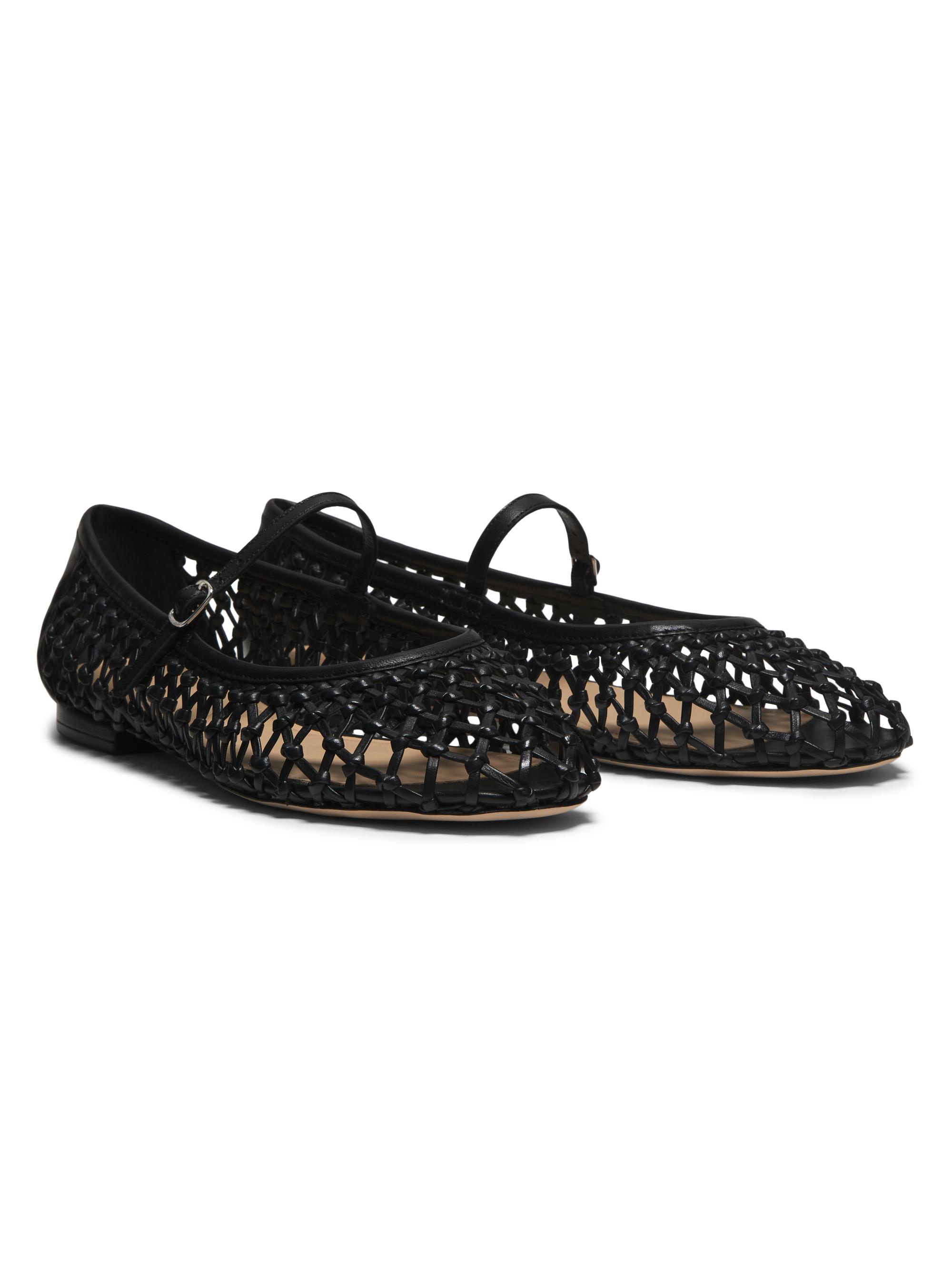 靴 HEWN Sq llic ballet flats 35h 22élevé Hand-Woven Leather Ballet Flats | Saks Fifth Avenue
