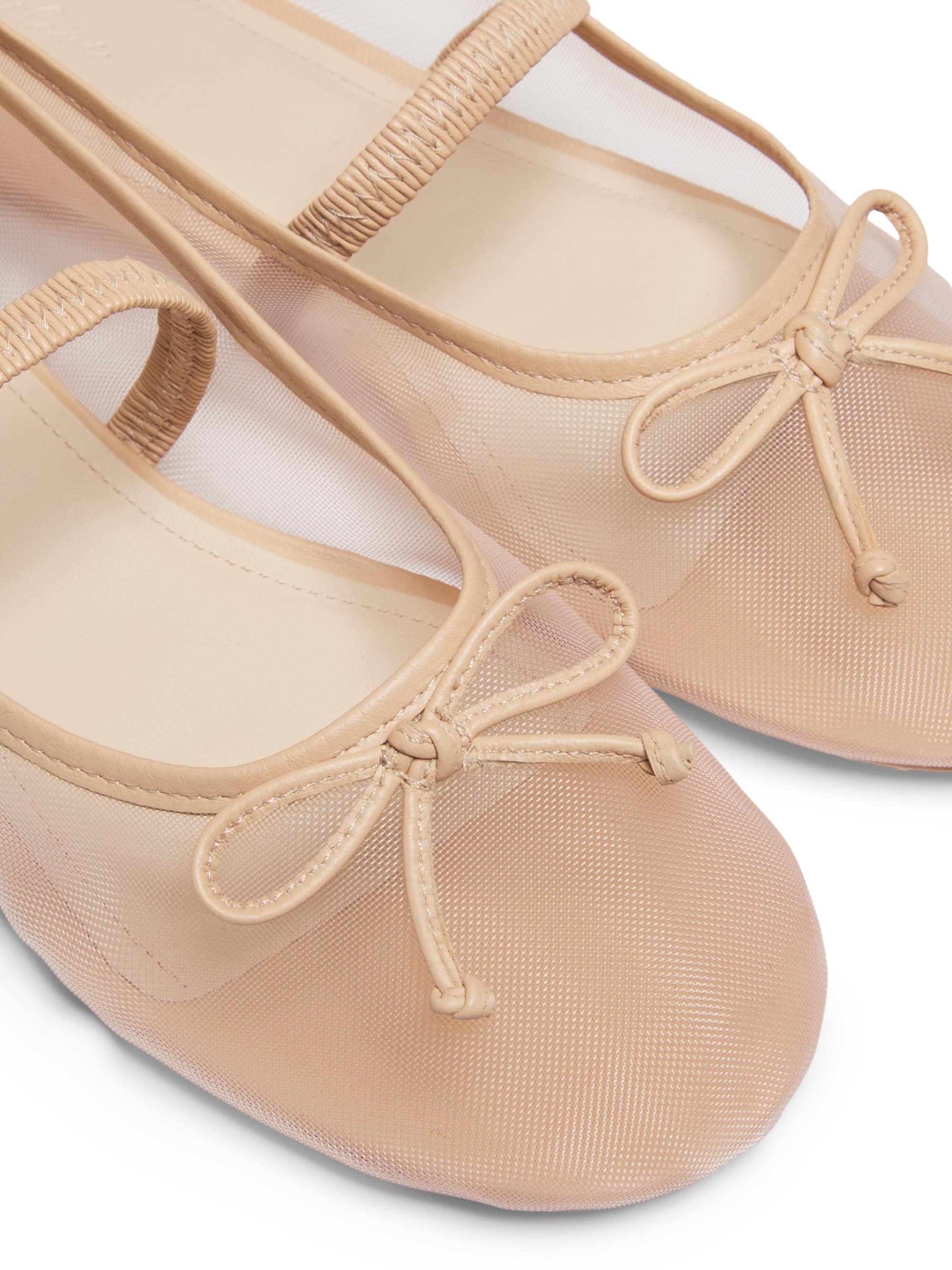 22élevé Mesh Bow Ballet Flats | Saks Fifth Avenue