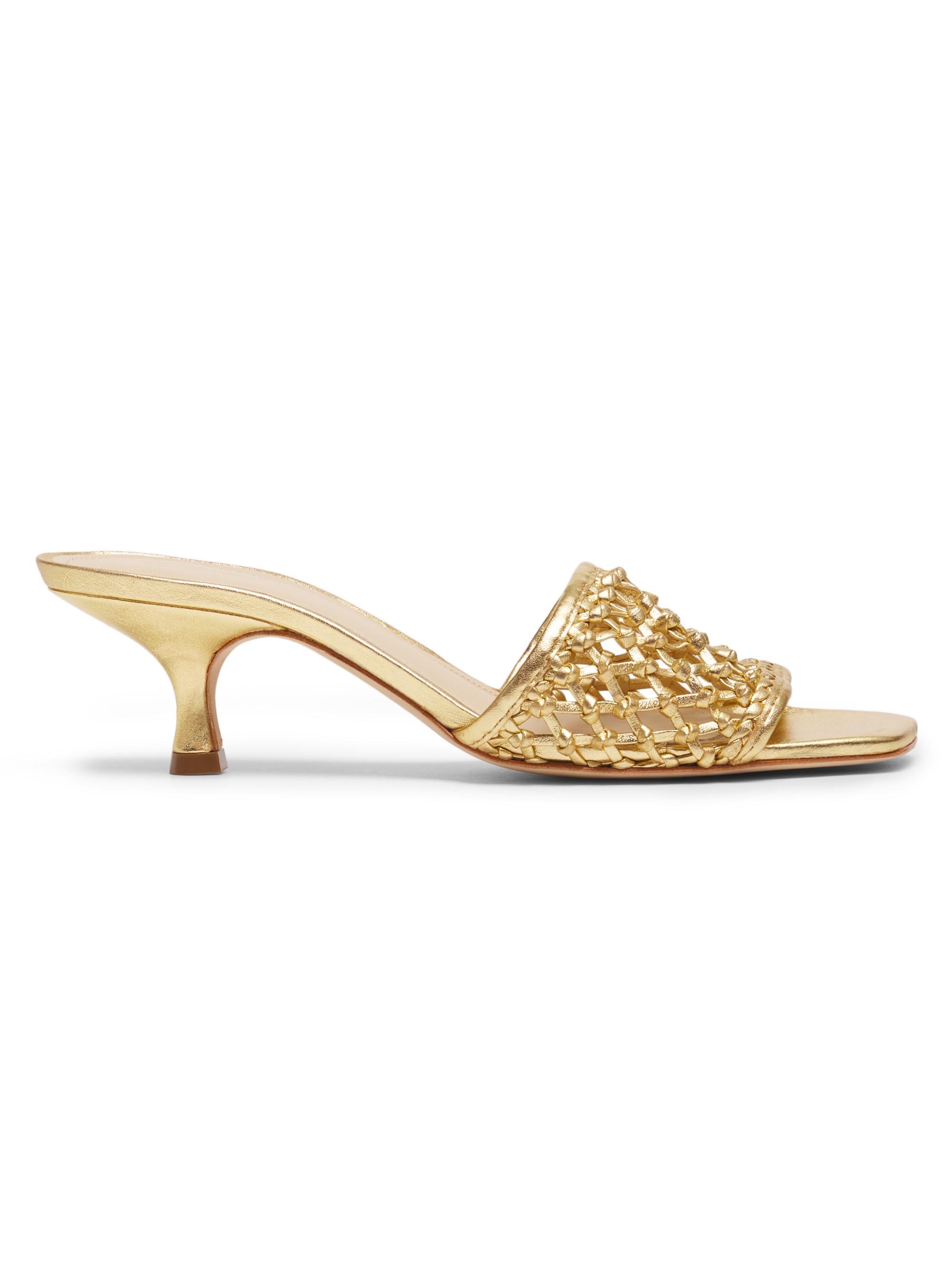 Versace 85MM Medusa Charm Leather Mules | Saks Fifth Avenue