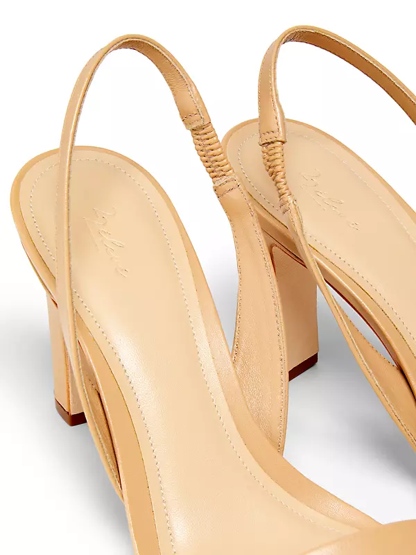 Shop 22élevé Slingback 85MM Leather Sandals | Saks Fifth Avenue Shop 22élevé Slingback 85MM Leather Sandals | Saks Fifth Avenue