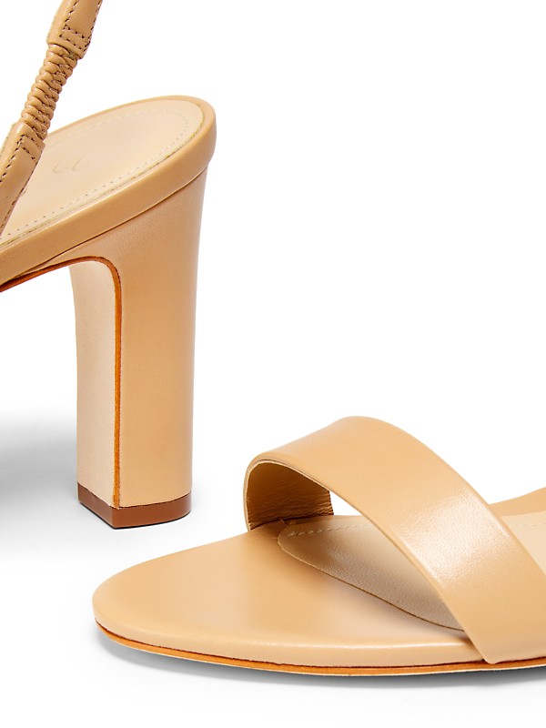 Shop 22élevé Slingback 85MM Leather Sandals | Saks Fifth Avenue Shop 22élevé Slingback 85MM Leather Sandals | Saks Fifth Avenue