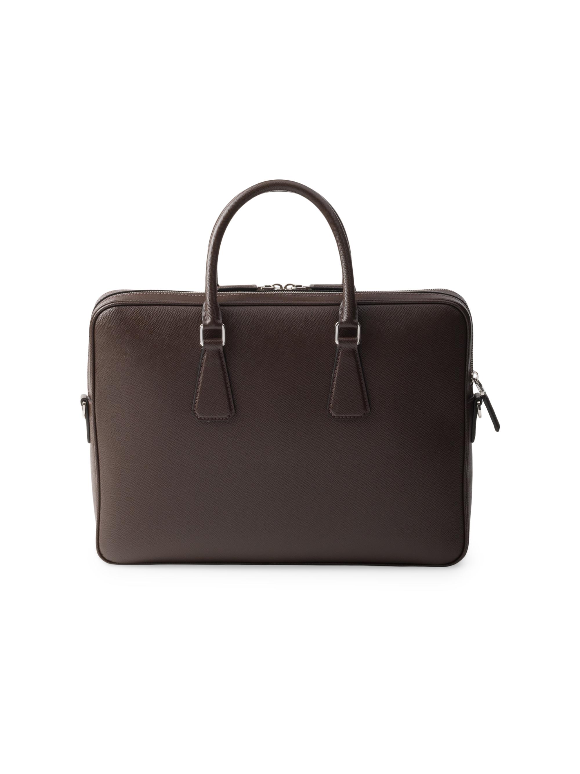 Prada Saffiano Leather Briefcase | Saks Fifth Avenue