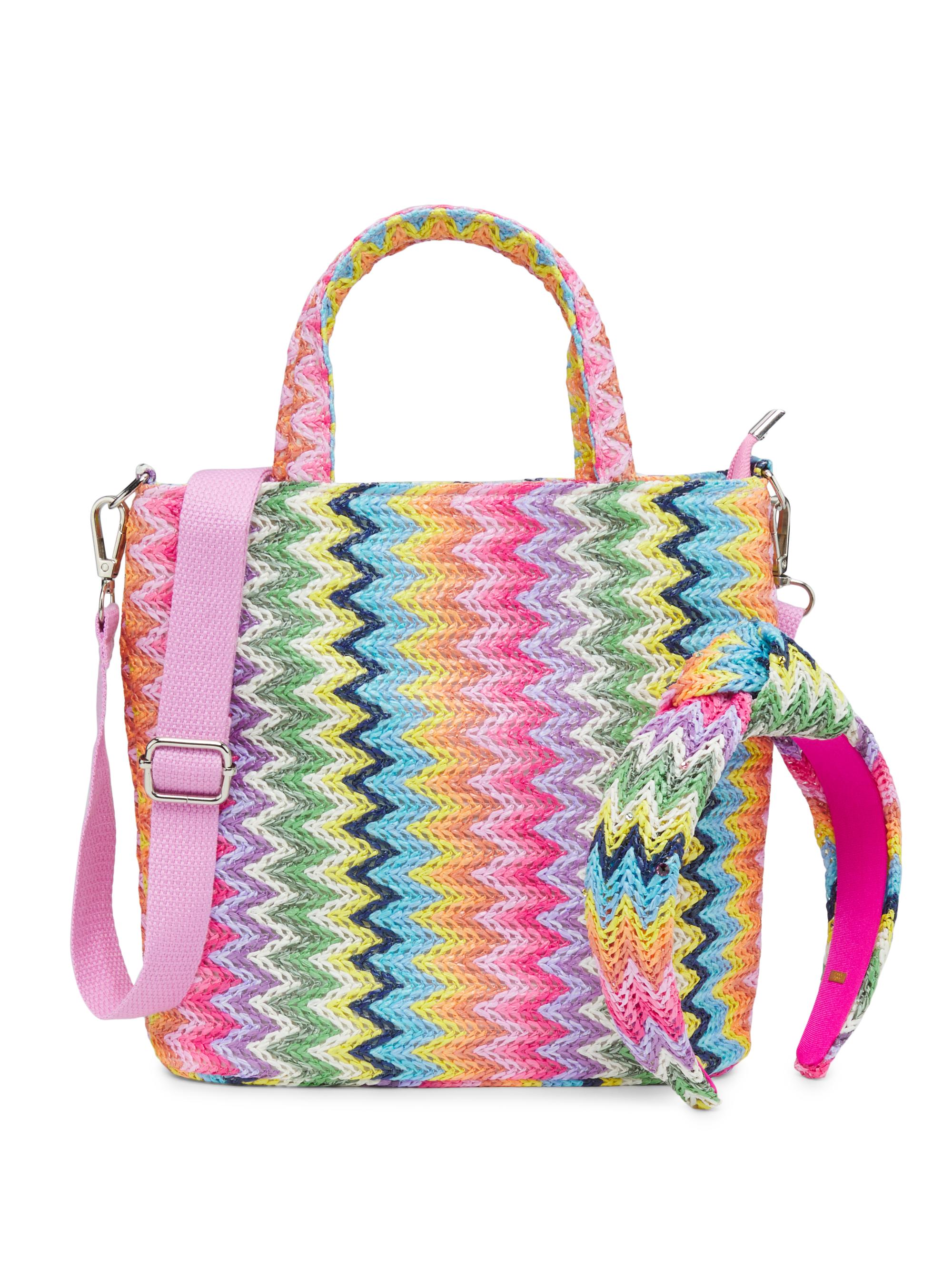 Bari Lynn Girl's Rainbow Headband & Handbag Set