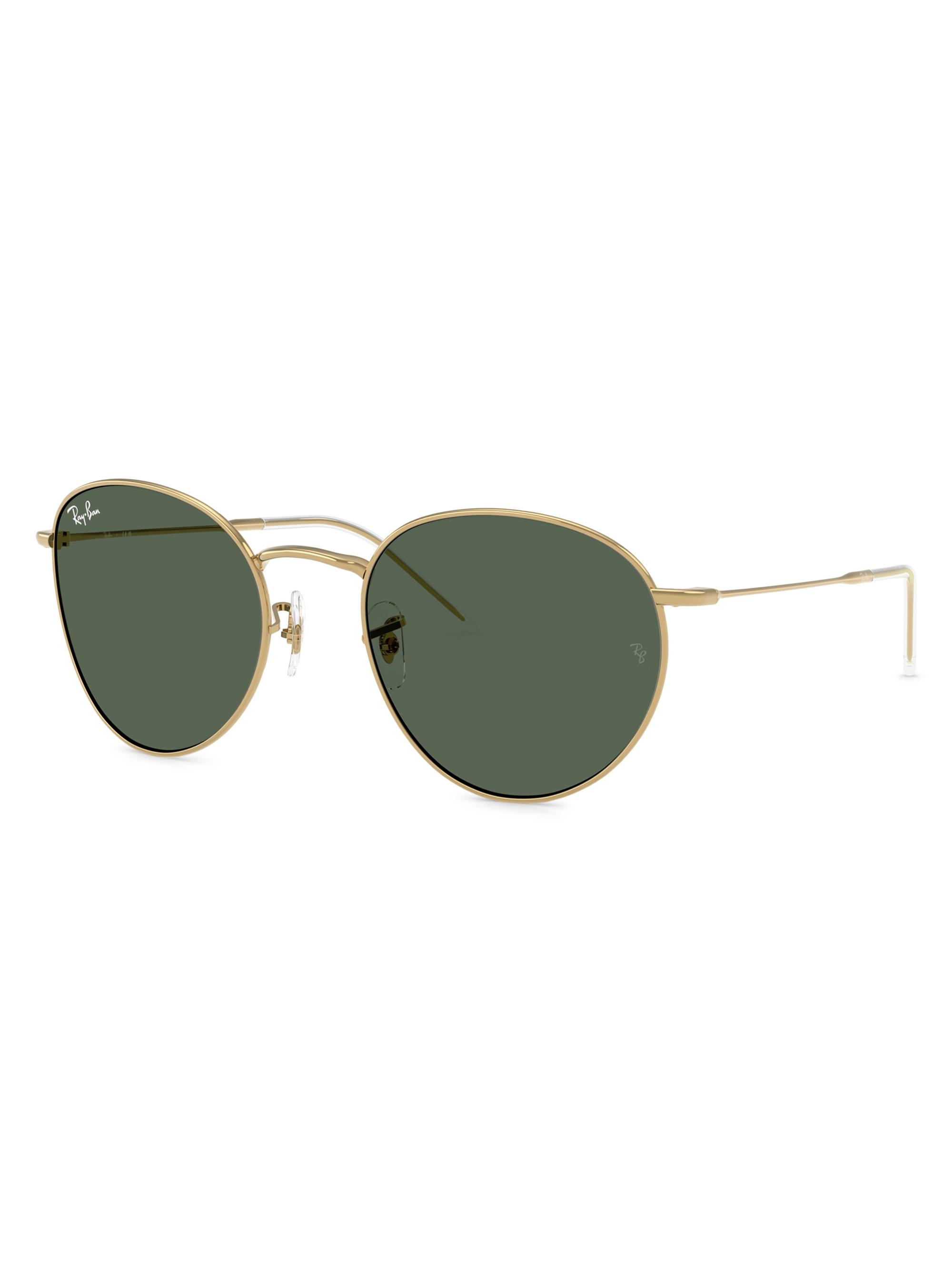 Ray-Ban Women's 0RBR0103S 53MM Round Sunglasses - Green Gold