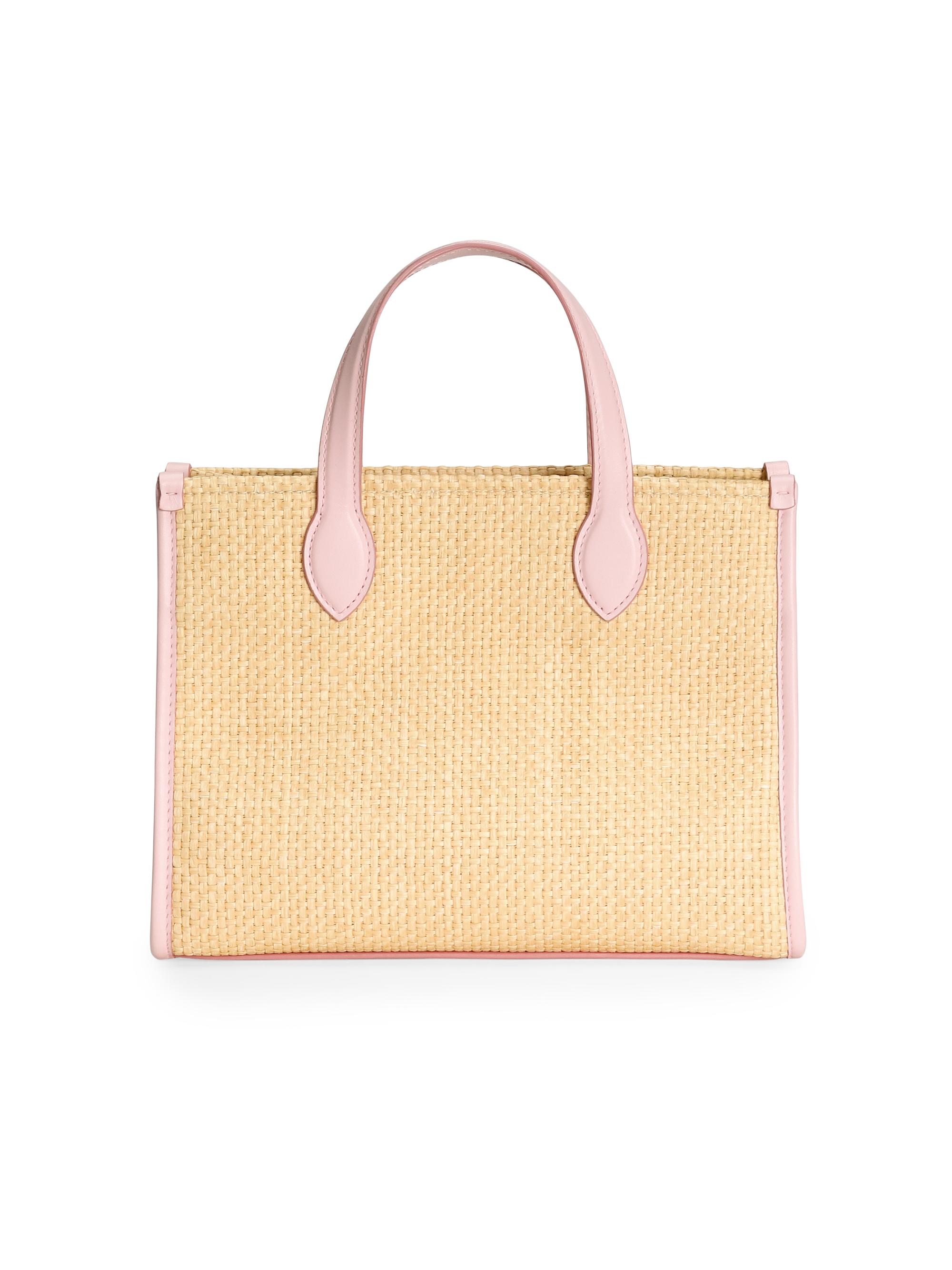 Dolce&Gabbana Logo Woven Leather-Trimmed Tote Bag | Saks Fifth Avenue
