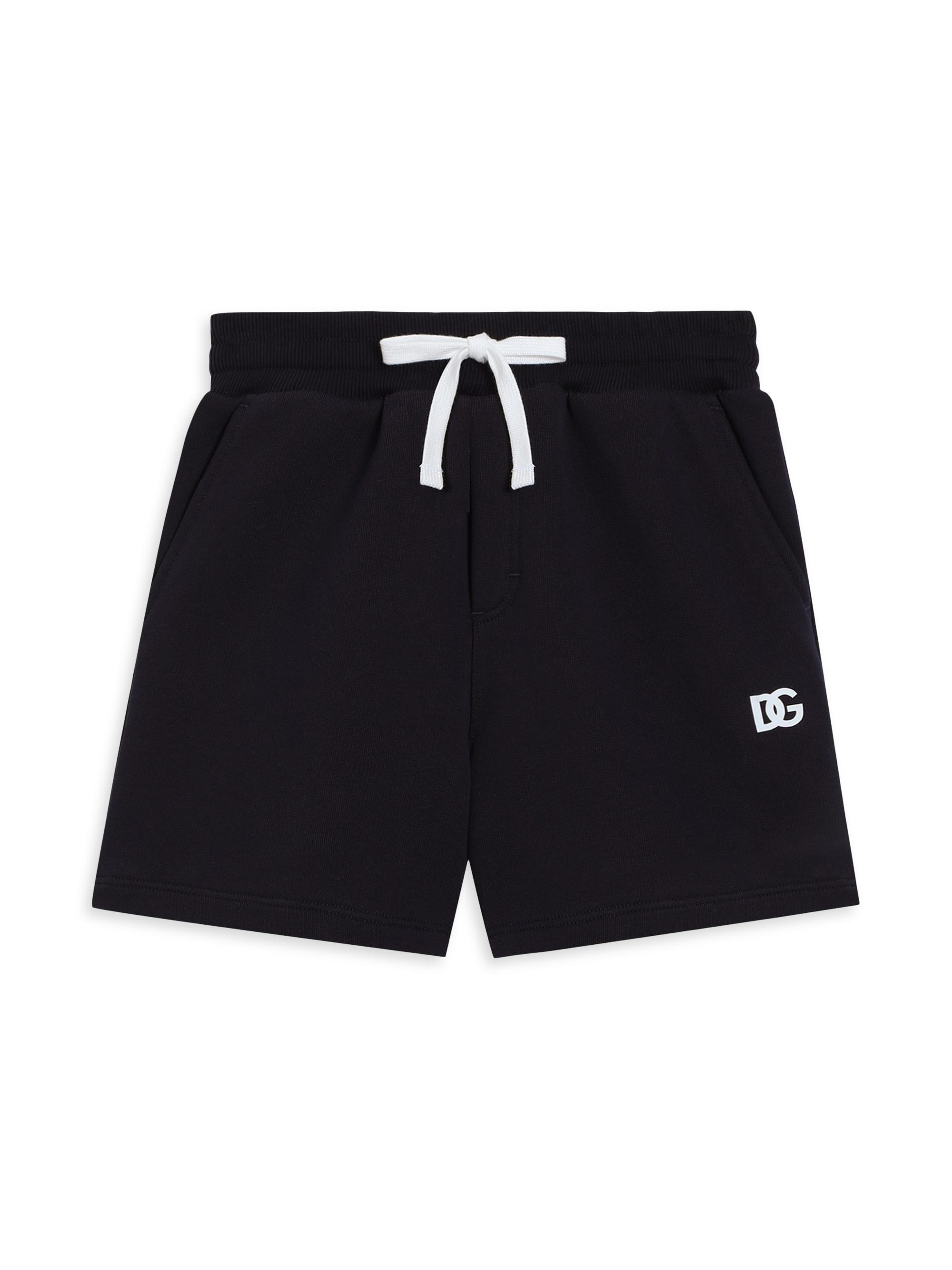 Dolce & Gabbana Little Boy's & Boys's Logo Sweat Shorts - Dark Blue