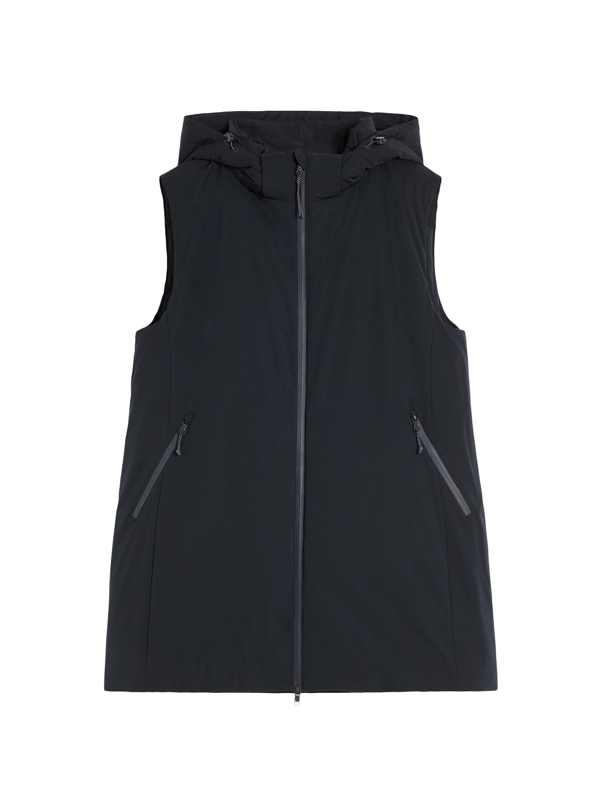 MM Max Mara Women's Hooded Quilted Vest - Turtledove