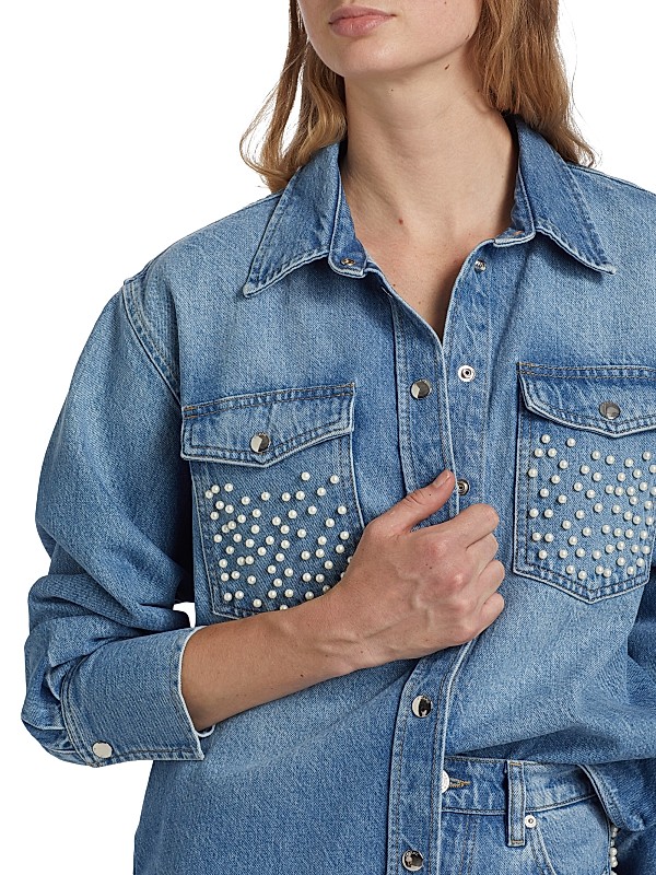 Shop Frame Atelier Oversized Shirt Jacket | Saks Fifth Avenue Shop Frame Atelier Oversized Shirt Jacket | Saks Fifth Avenue