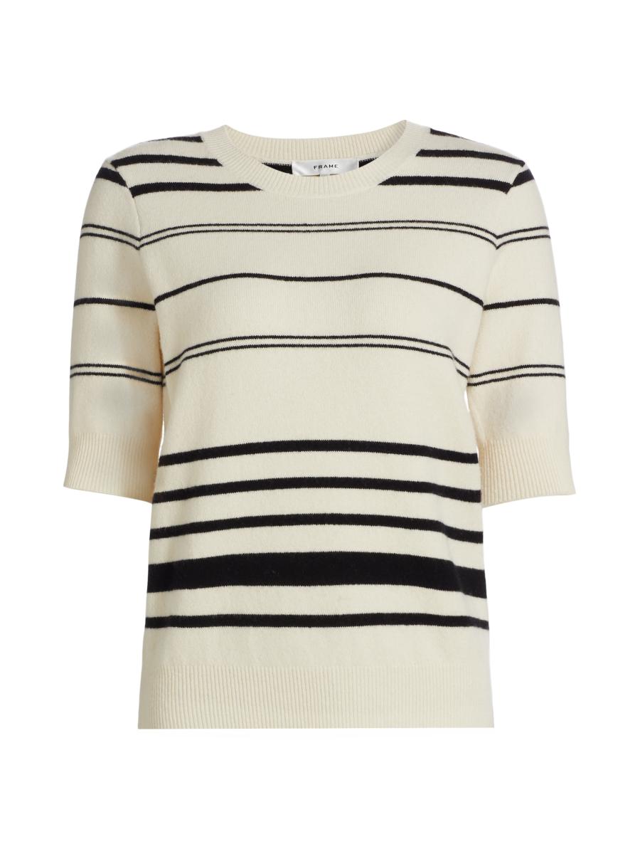 Frame Women's Striped Wool-cashmere Sweater In Multi