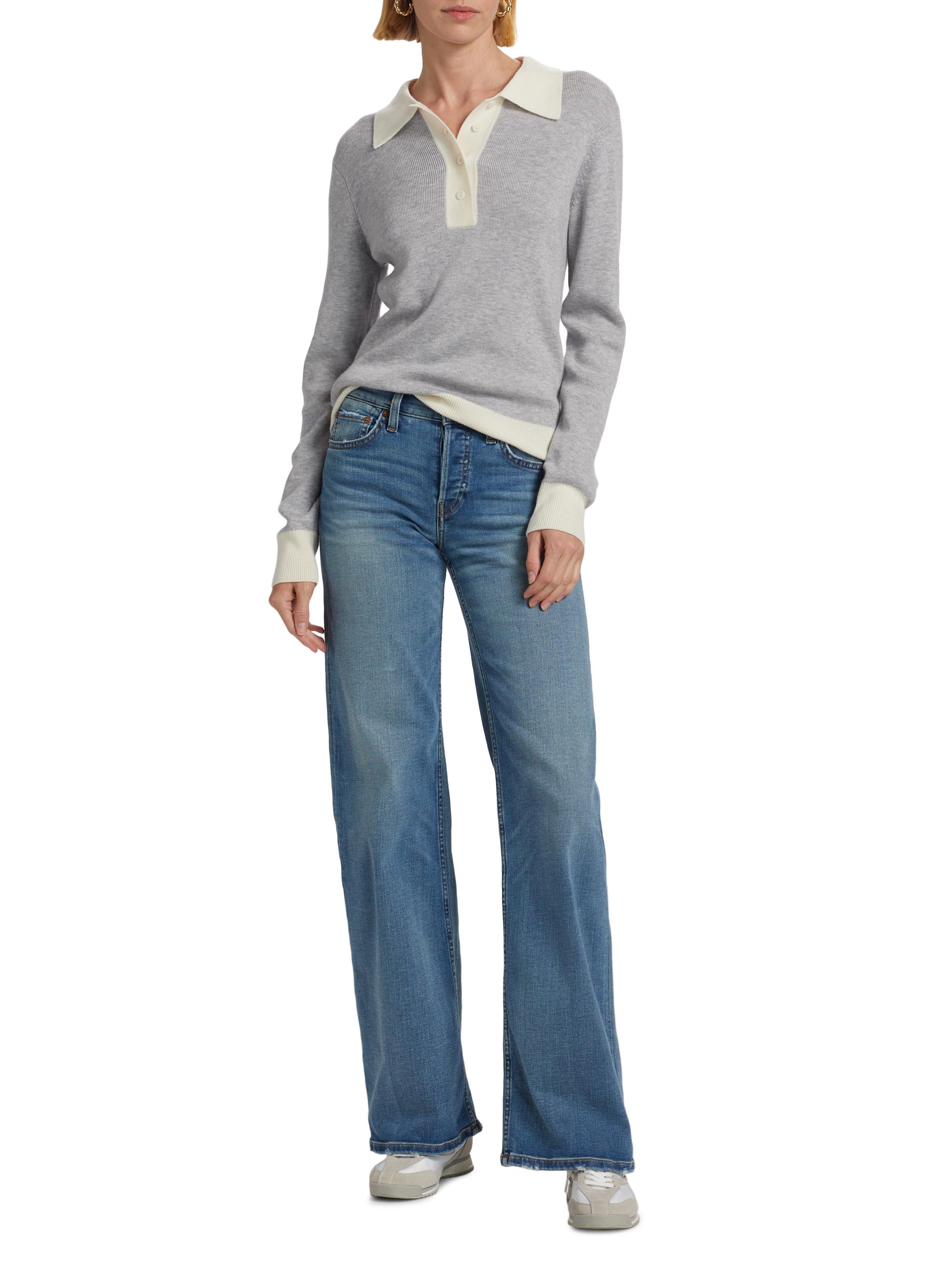 Re/done Mid-Rise Straight-Leg Jeans | Saks Fifth Avenue
