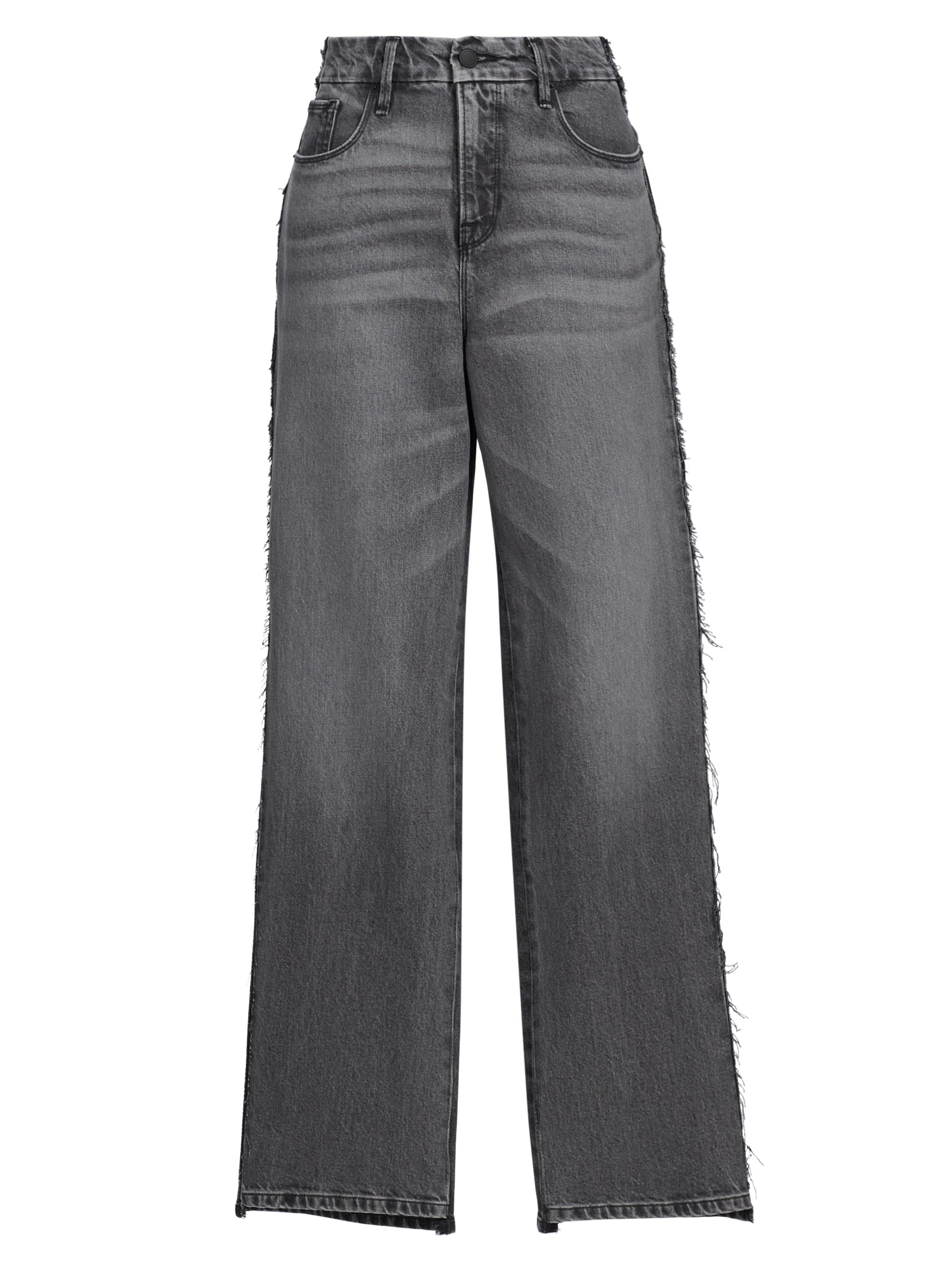 Good American Women's Good 90s Mid-Rise Straight Jeans - Black