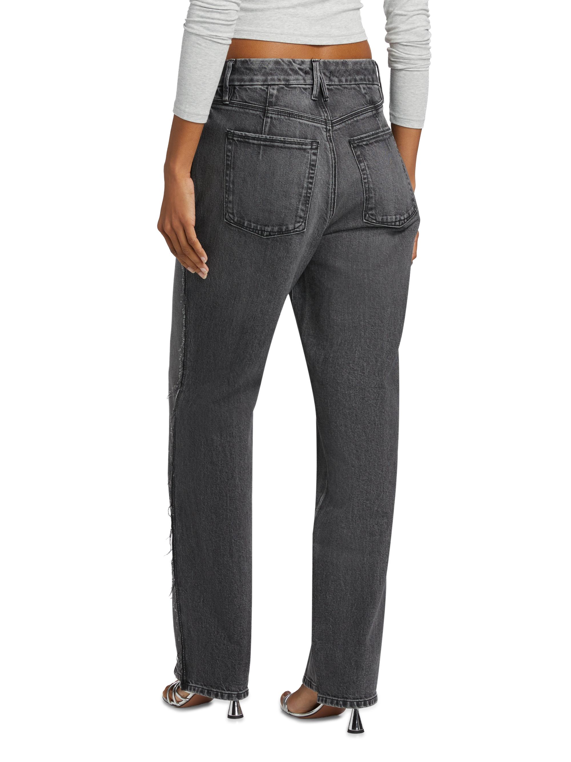 Good 90s Mid-Rise Straight Jeans