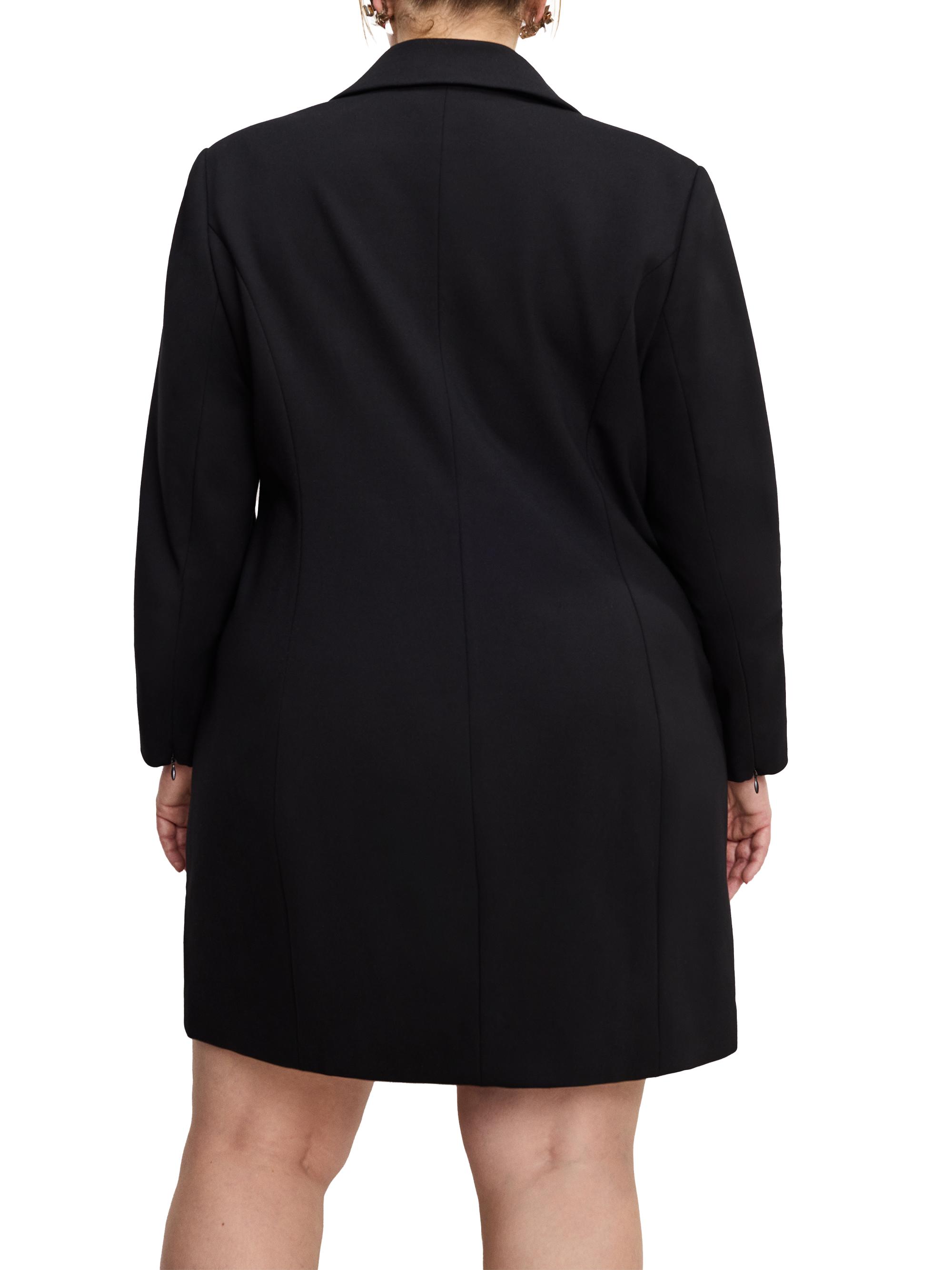 long sleeve beige mini dress HATCH Collection The Daria Getaway Mini Dress in Island Pearl