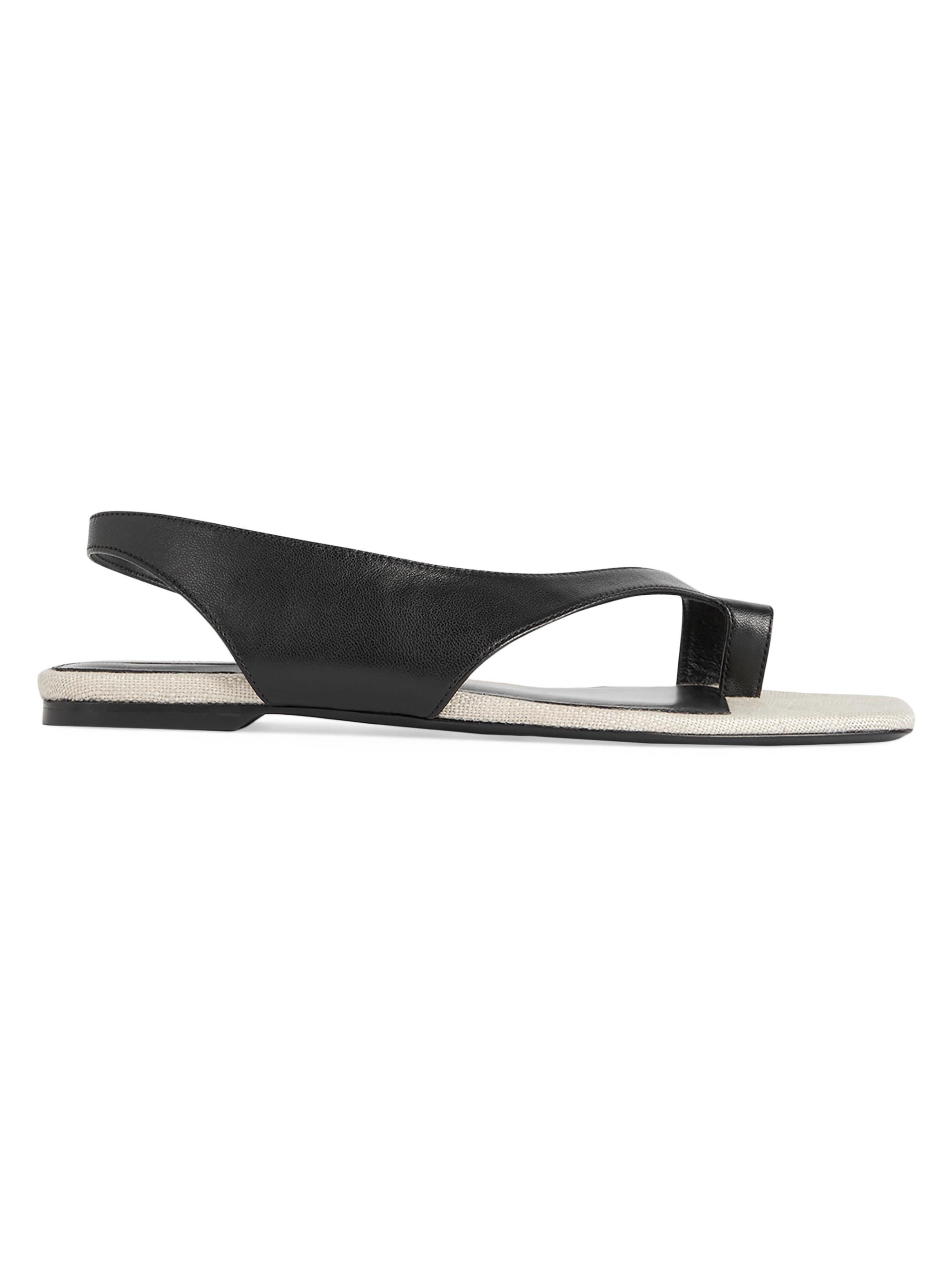 Toteme Leather Slingback Sandals | Saks Fifth Avenue