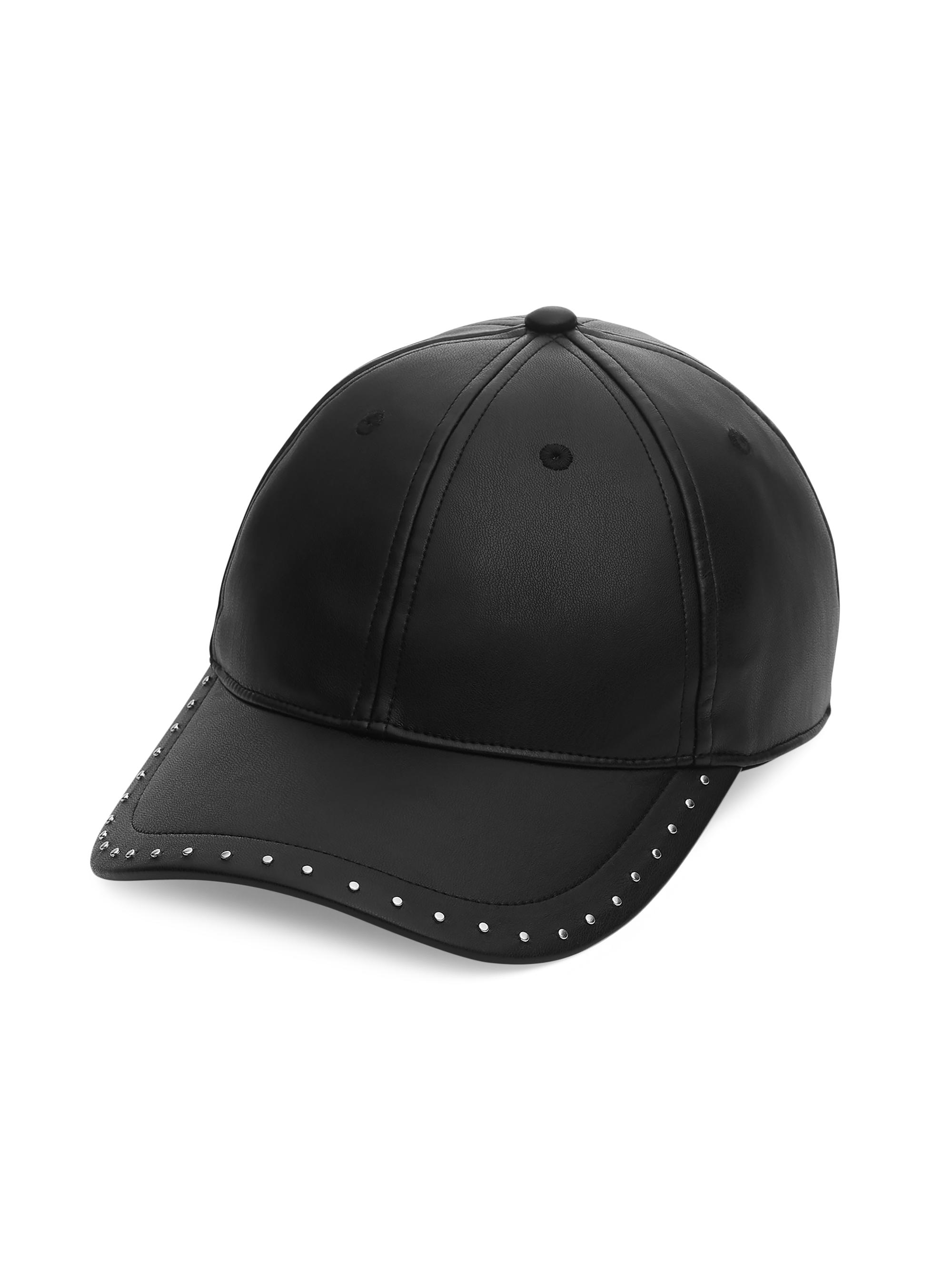 rag & bone Women's Studded Harlow Baseball Cap - Black